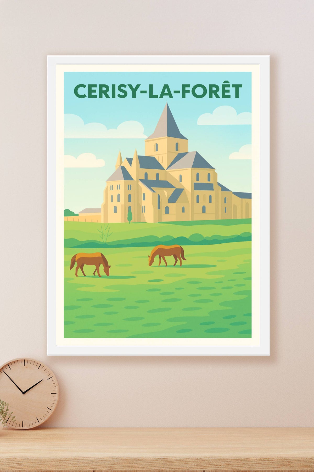 Affiche de Cerisy-la-Forêt - Charme bucolique normand