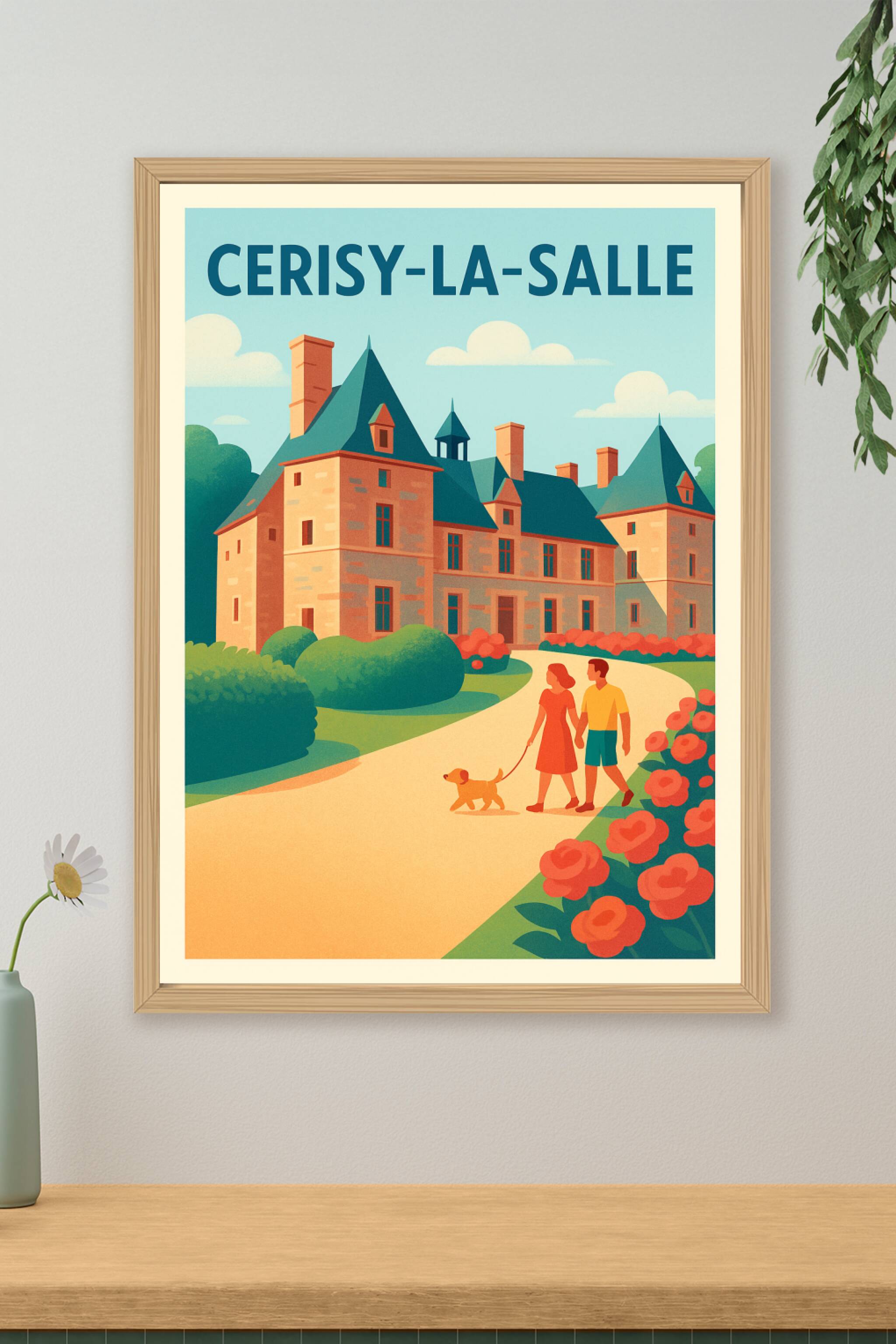 Affiche de Cerisy-la-Salle - Évasion romantique au cœur du patrimoine