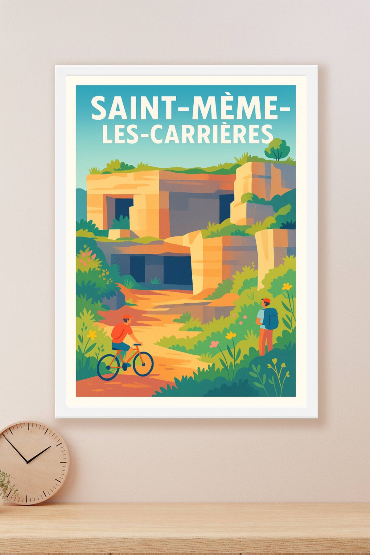 Affiche de Saint-Même-les-Carrières - Aventure et nature au cœur des carrières