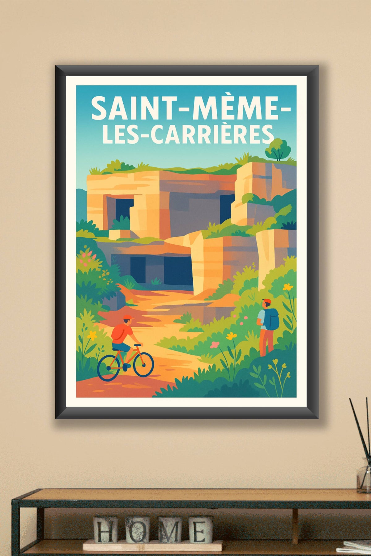 Affiche de Saint-Même-les-Carrières - Aventure et nature au cœur des carrières