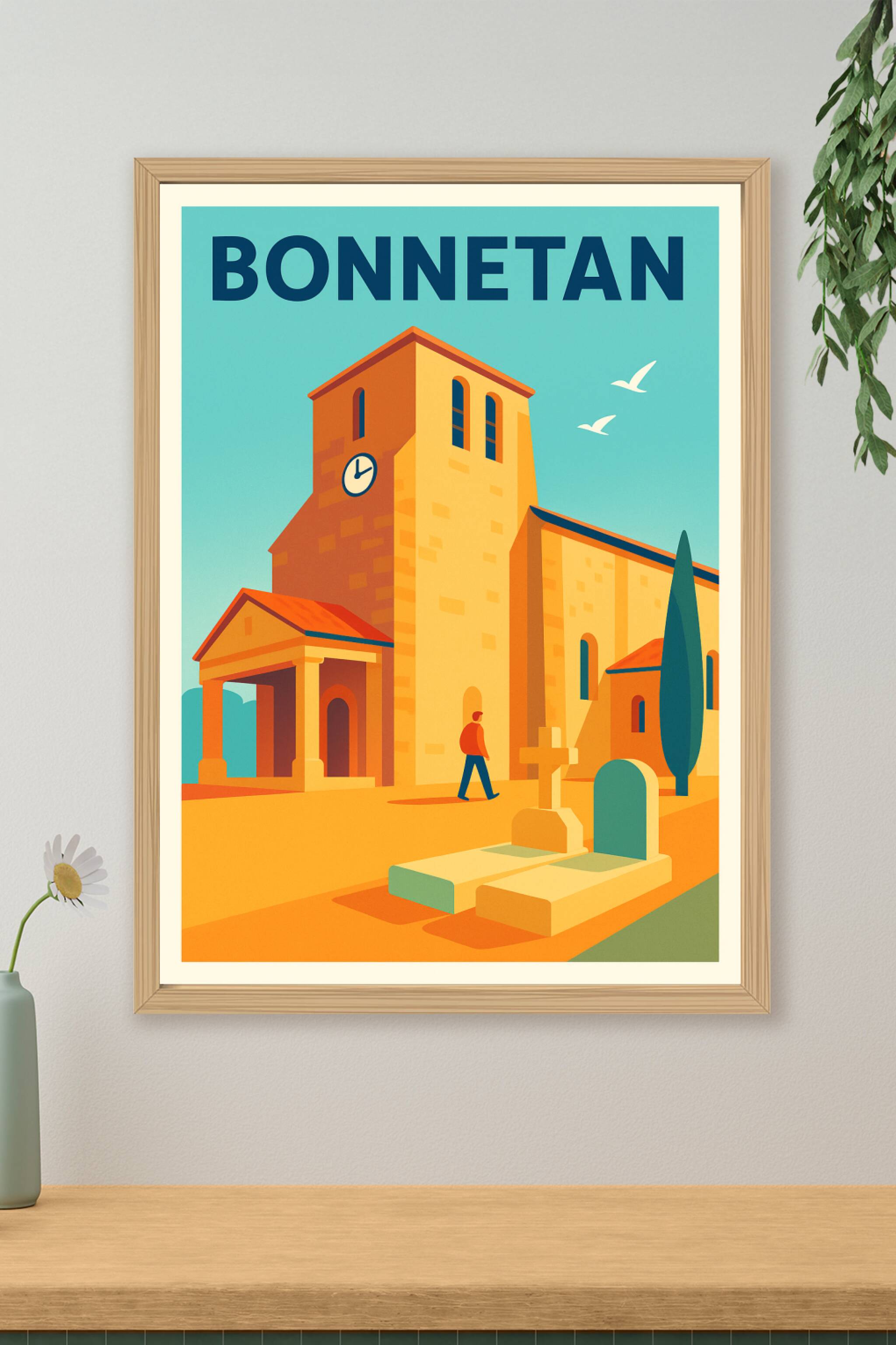 Affiche de Bonnetan - Charme intemporel au cœur du patrimoine