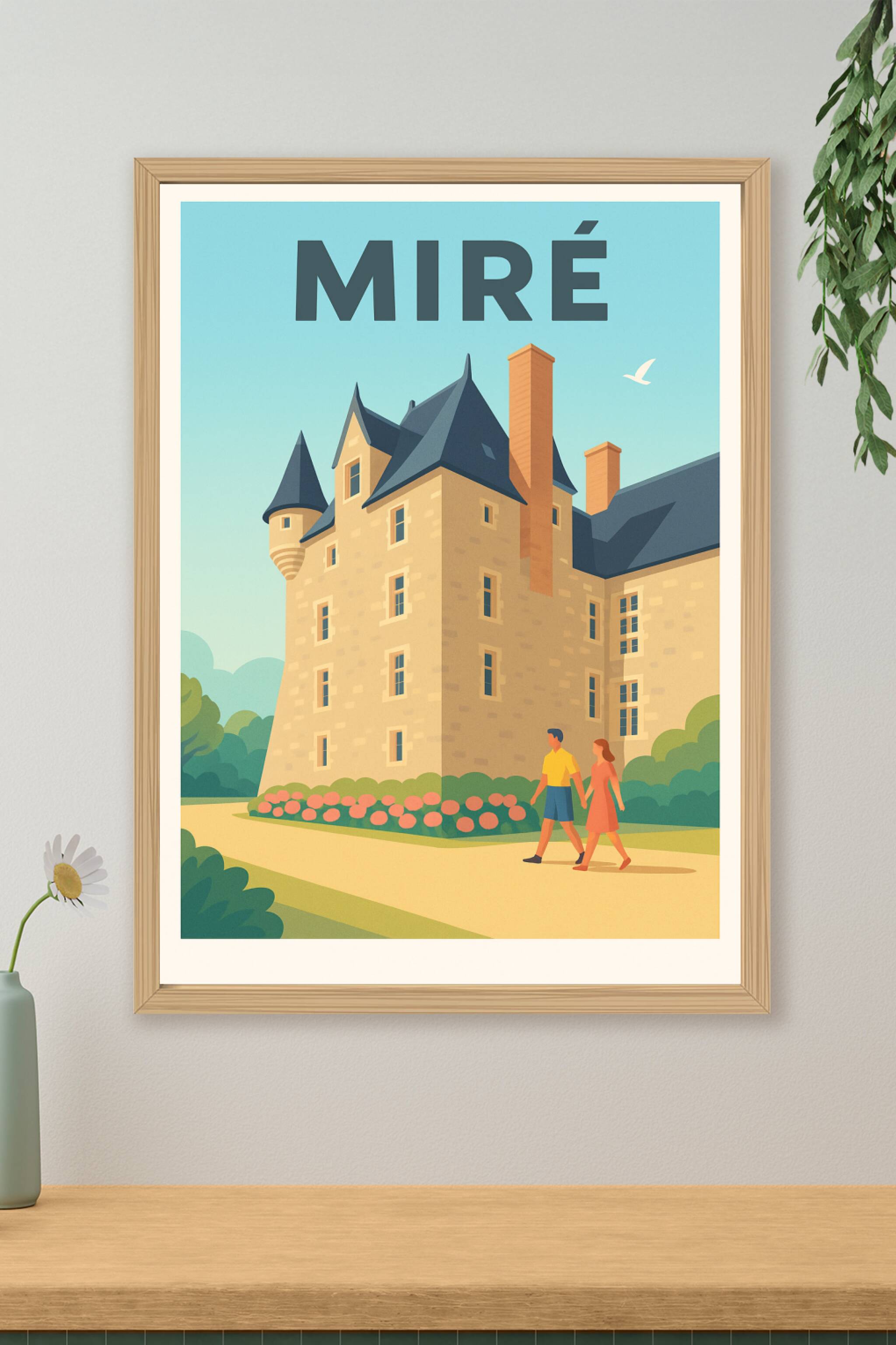 Affiche de Miré - Élégance et charme à l'ancienne