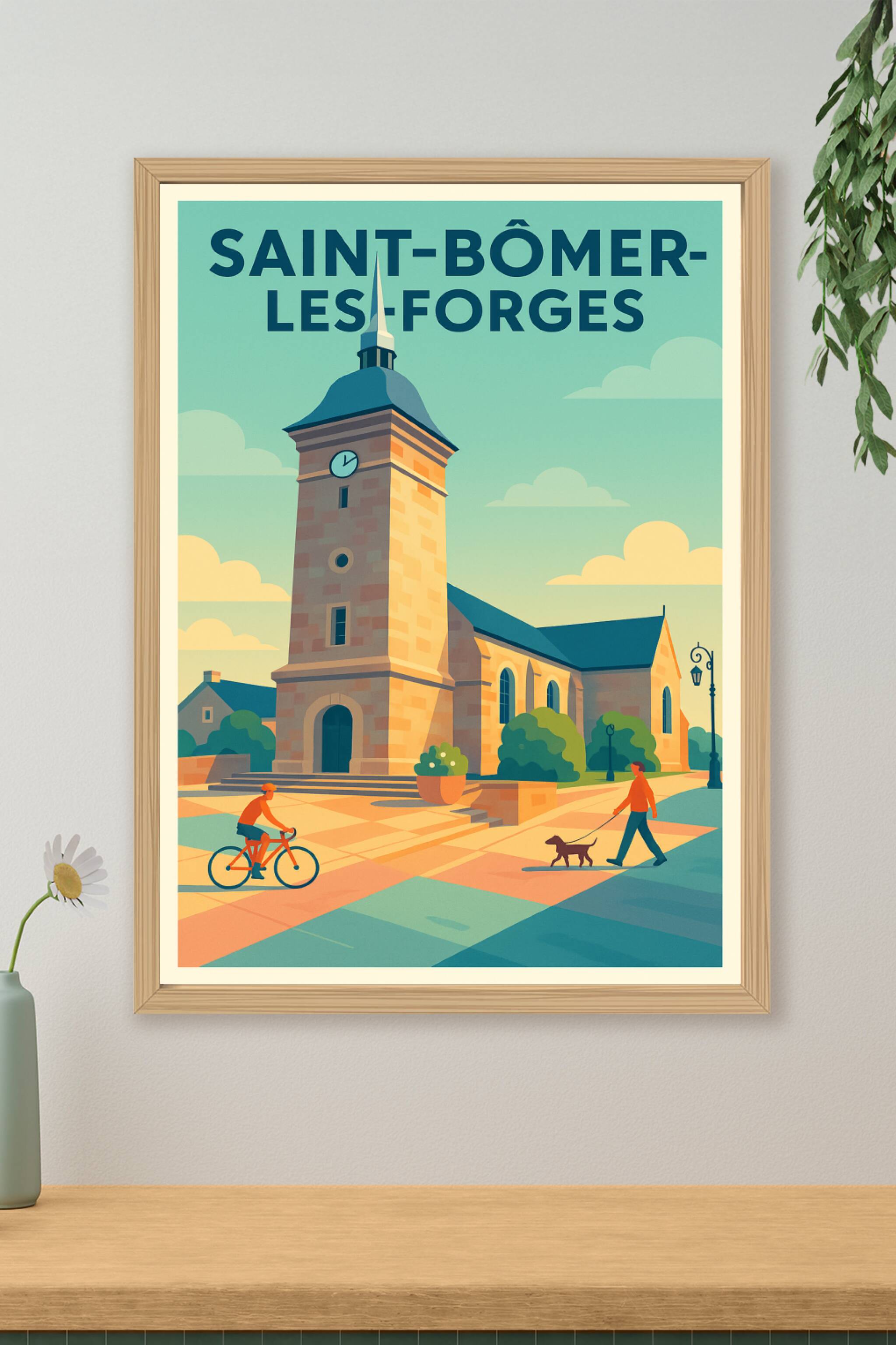 Affiche de Saint-Bômer-les-Forges - Charme et tranquillité au cœur du village