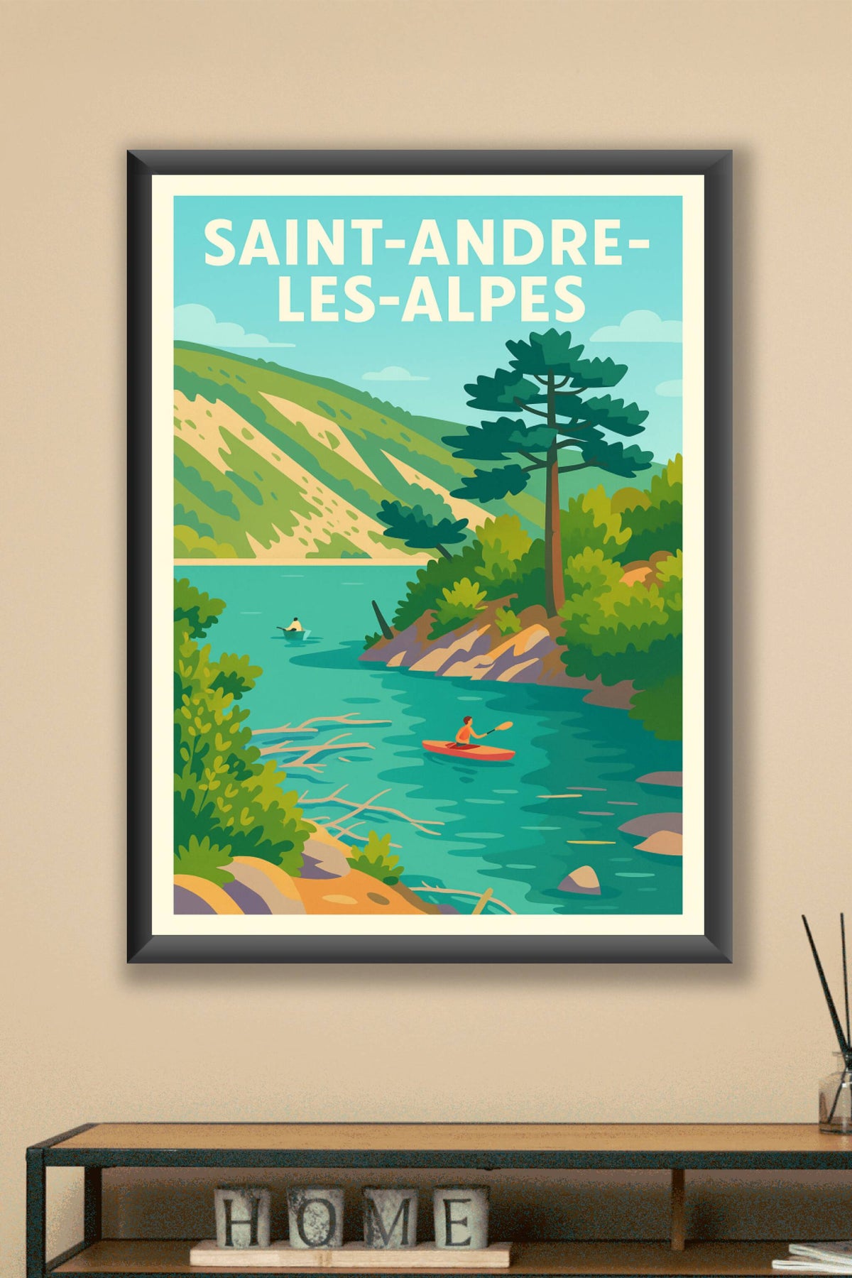 Affiche de Saint-André-les-Alpes - Évasion et nature préservée