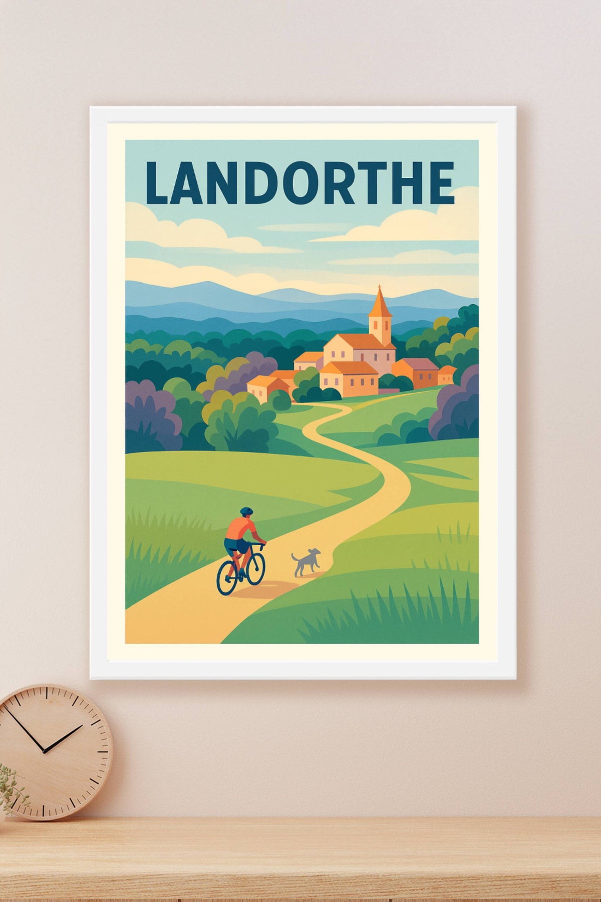 Affiche de Landorthe - Évasion à vélo au cœur de la campagne