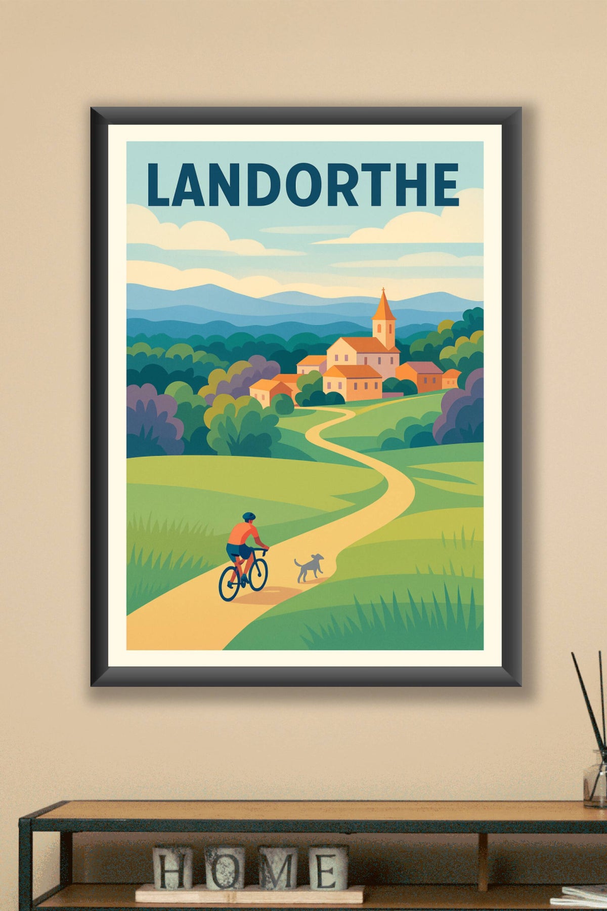 Affiche de Landorthe - Évasion à vélo au cœur de la campagne