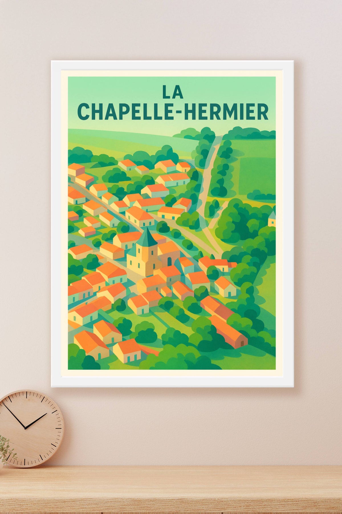 Affiche de La Chapelle-Hermier - Charme et douceur de la campagne vendéenne