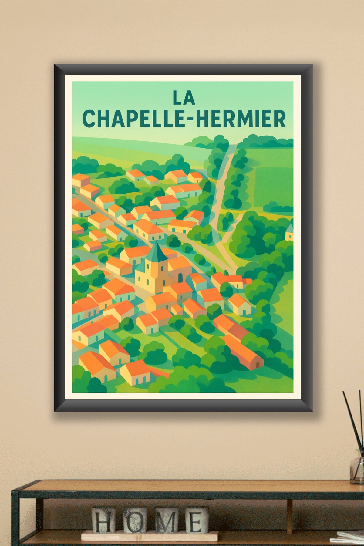 Affiche de La Chapelle-Hermier - Charme et douceur de la campagne vendéenne