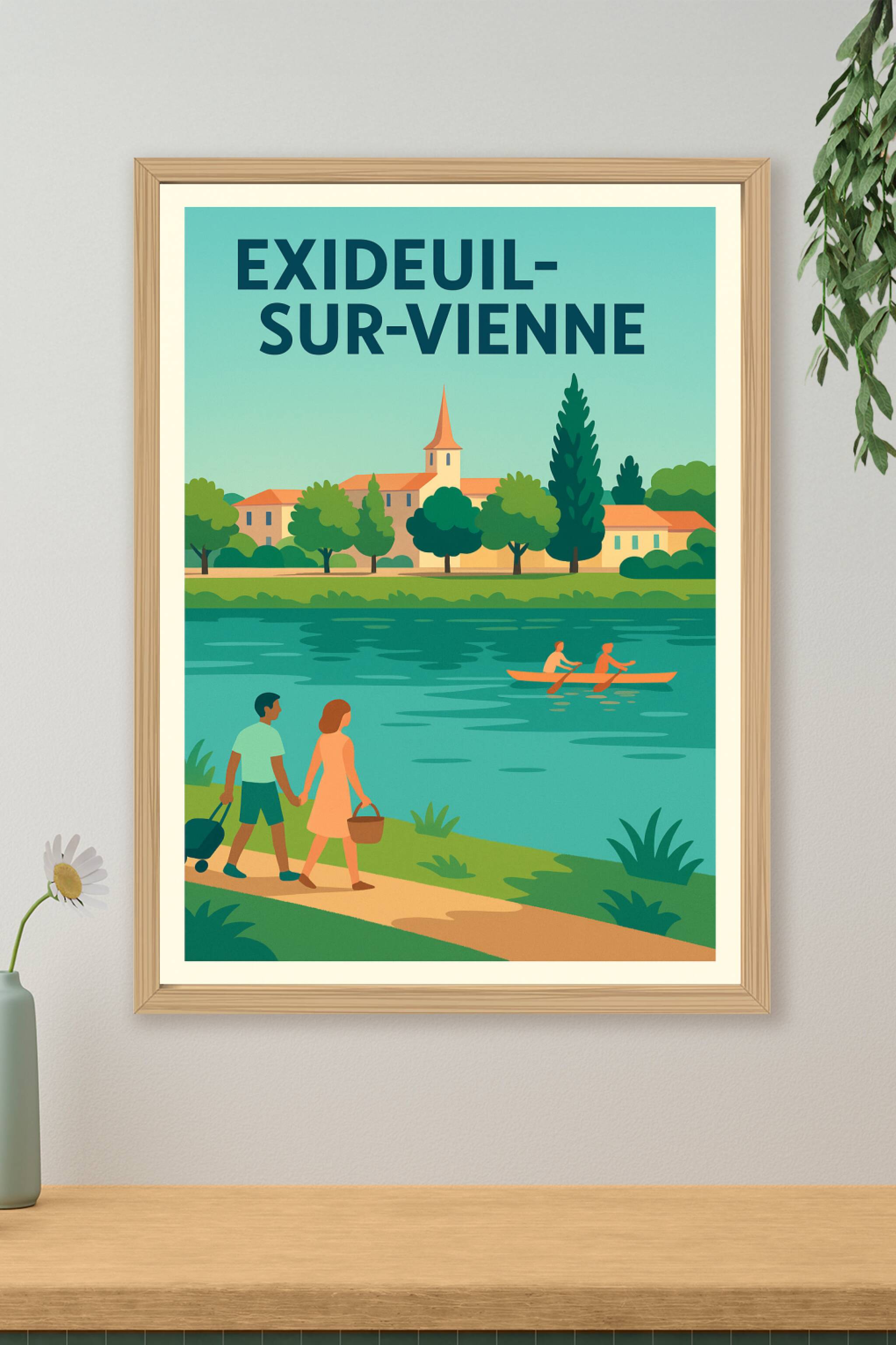 Affiche de Exideuil-sur-Vienne - Charme bucolique au fil de l'eau
