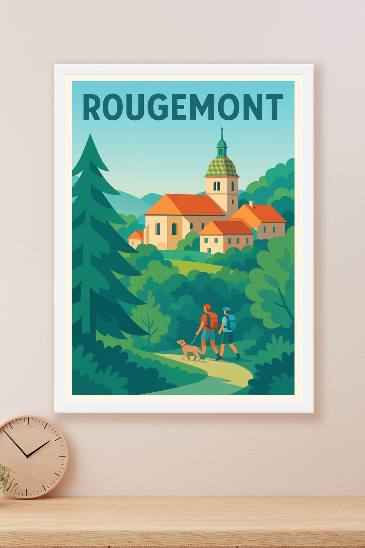 Affiche de Rougemont - Promenade bucolique au cœur de la nature
