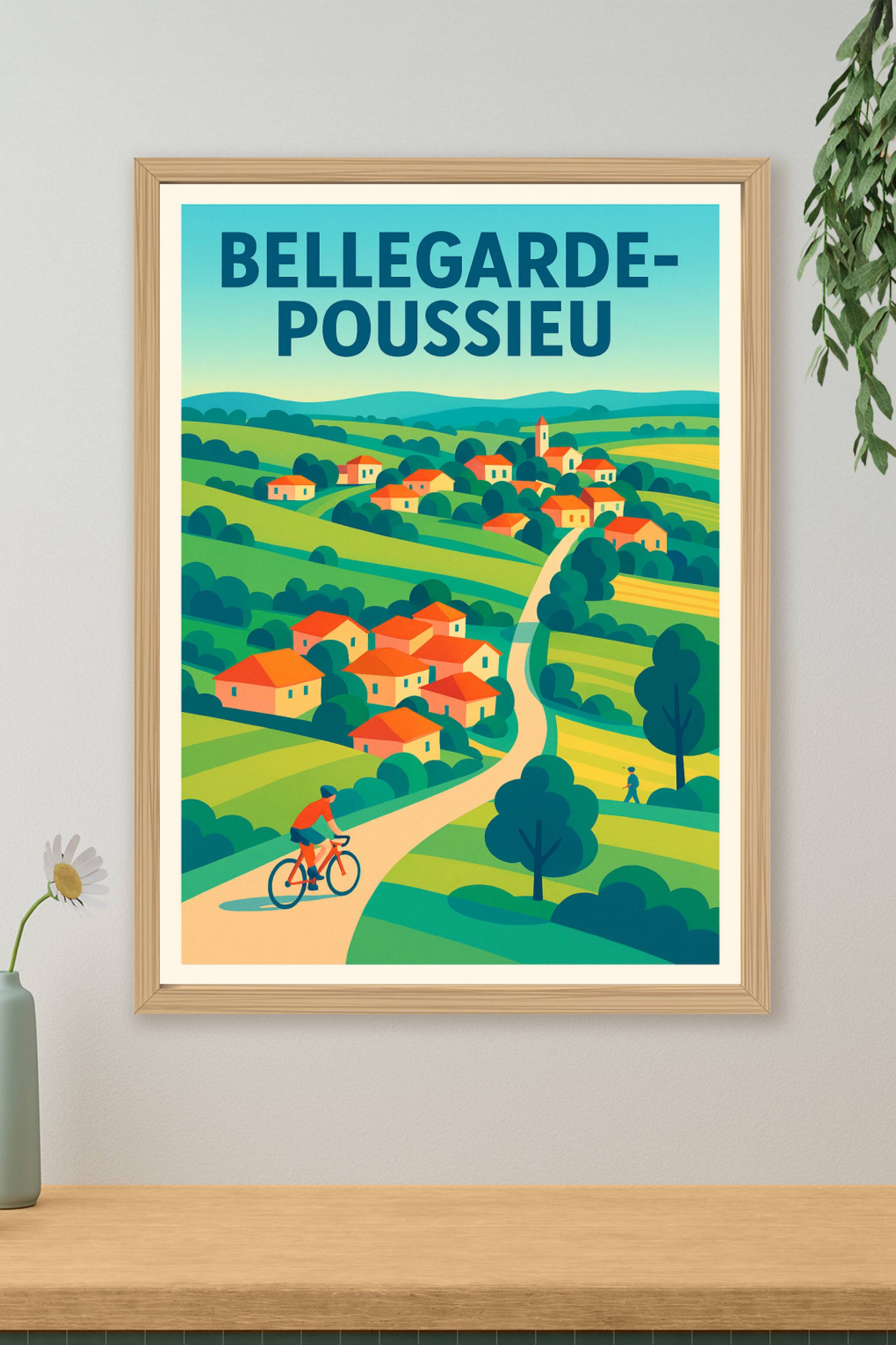 Affiche de Bellegarde-Poussieu - Charme bucolique et douceur de vivre