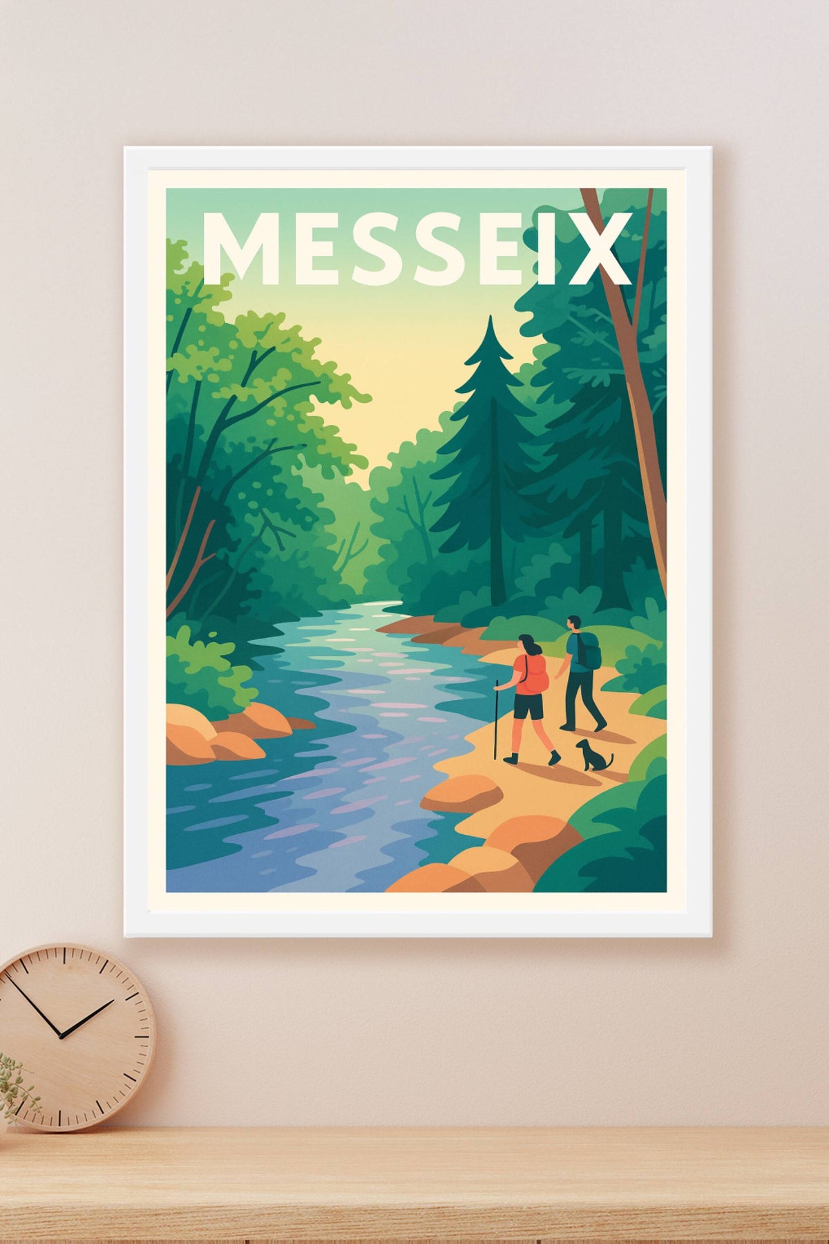 Affiche de Messeix - Escapade nature au bord de la rivière