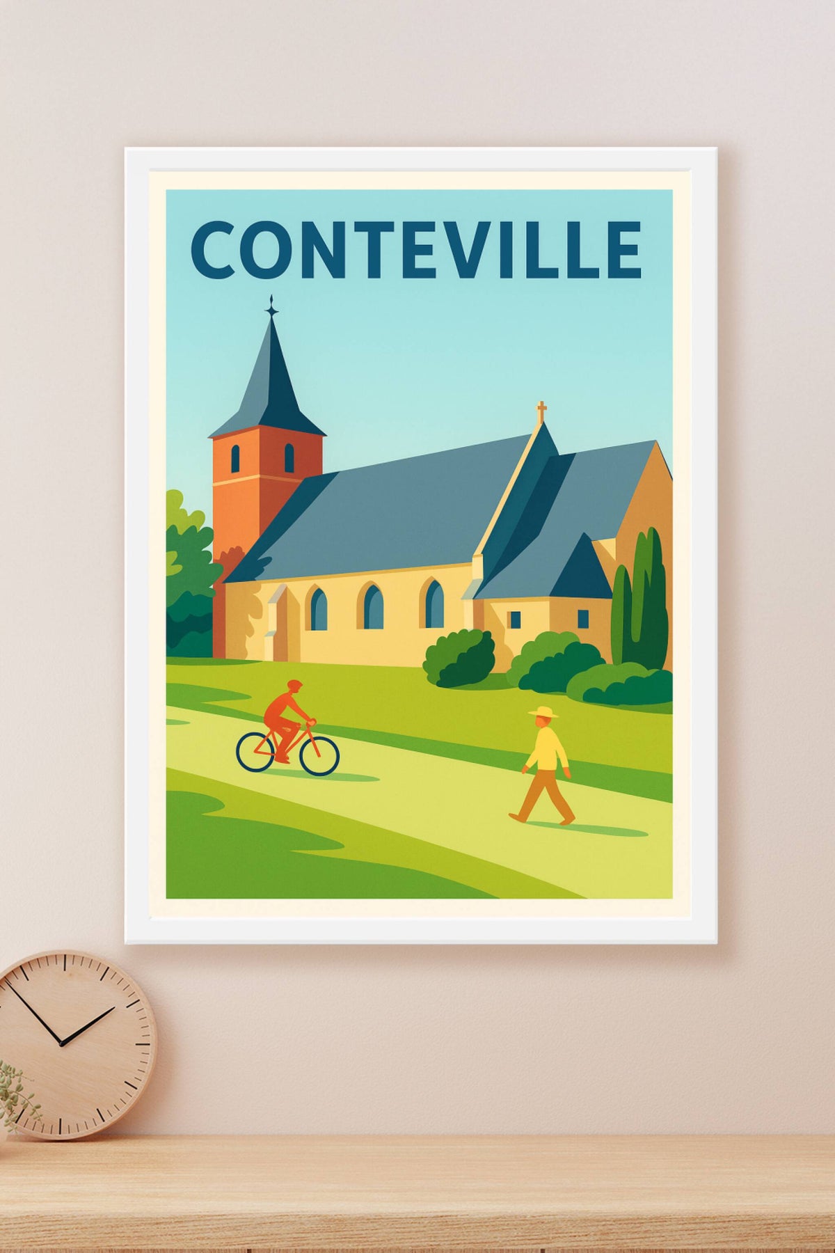 Affiche de Conteville - Charme bucolique et sérénité