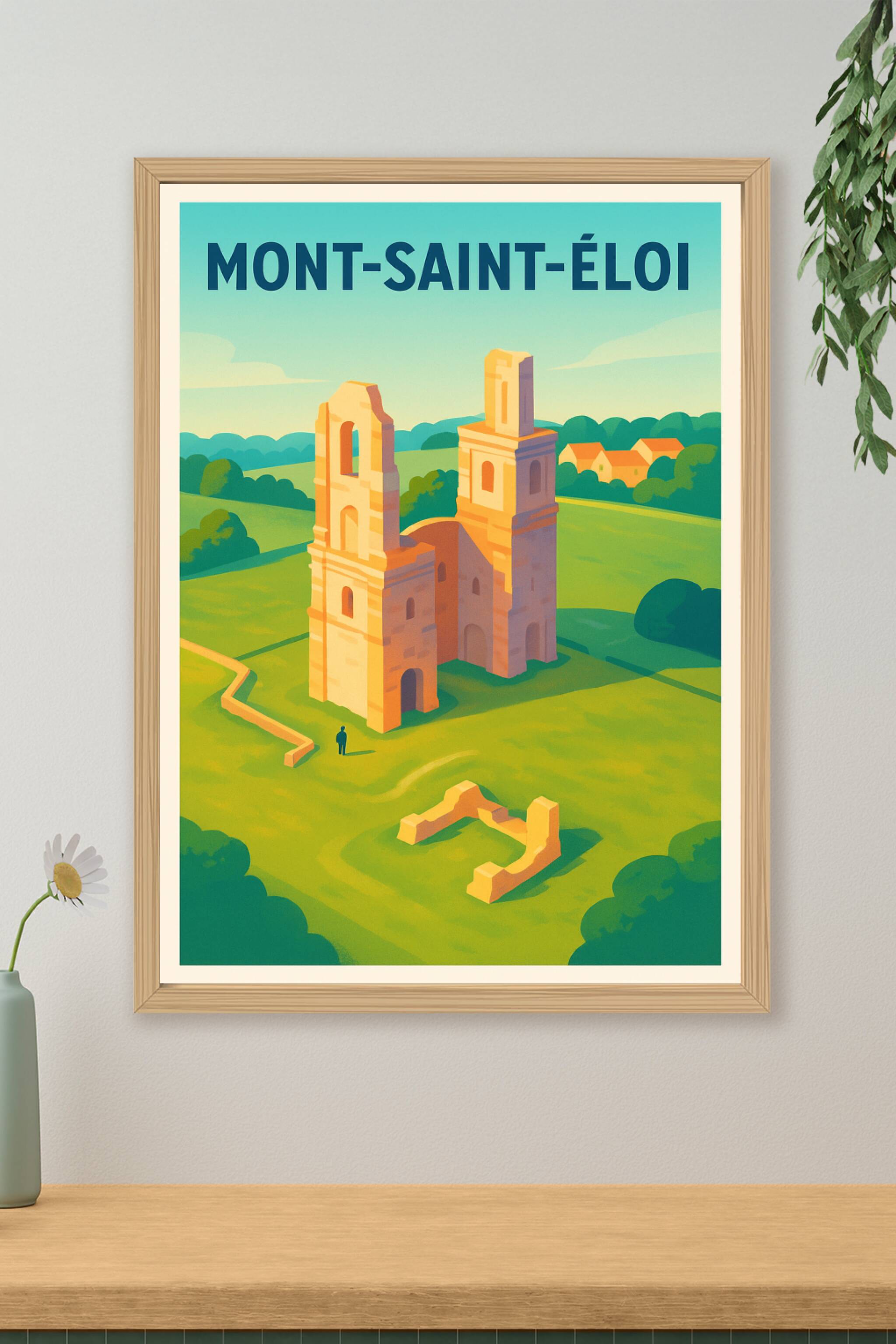 Affiche de Mont-Saint-Éloi - Splendeur historique en pleine nature