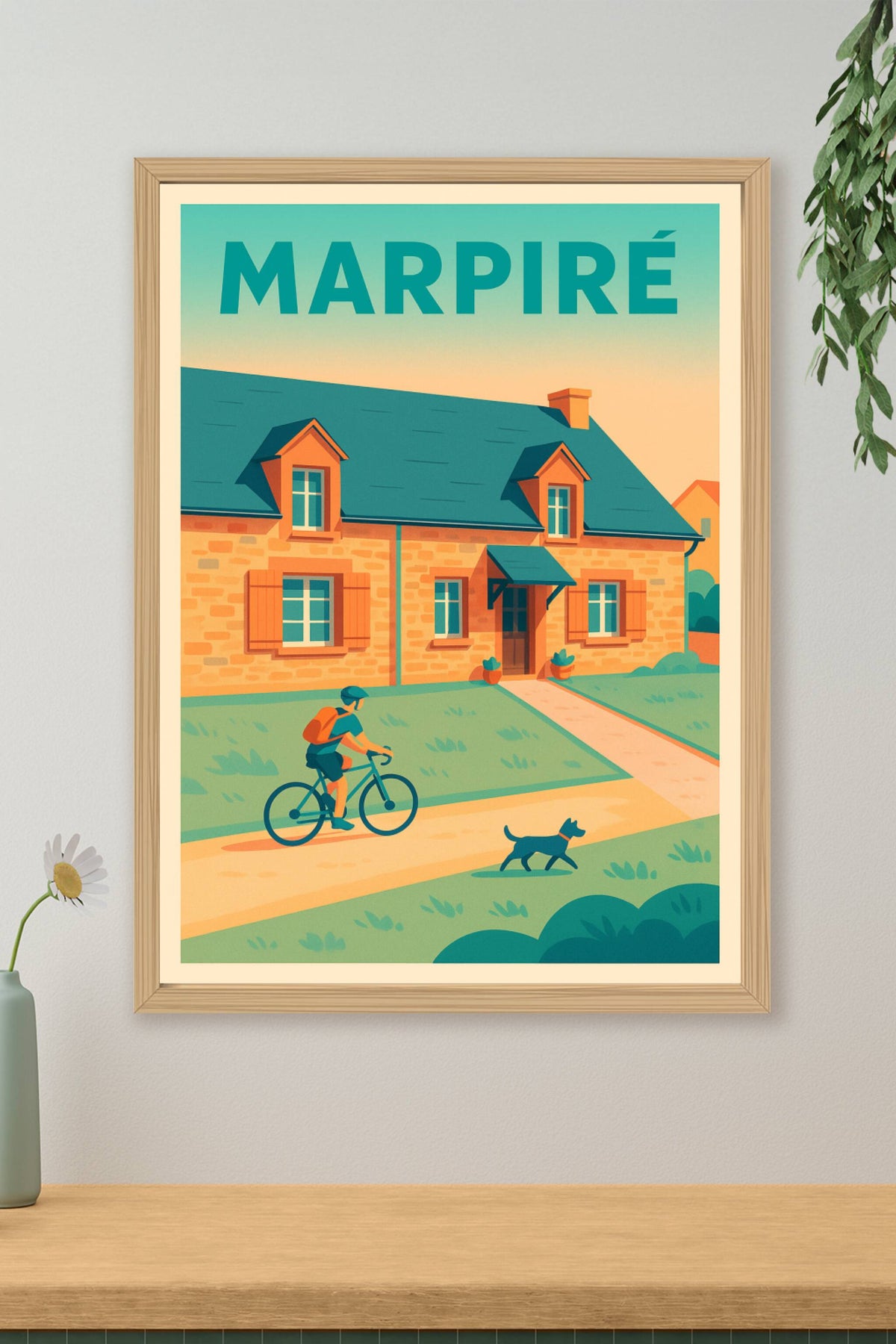 Affiche de Marpiré - Douceur de vie à la campagne