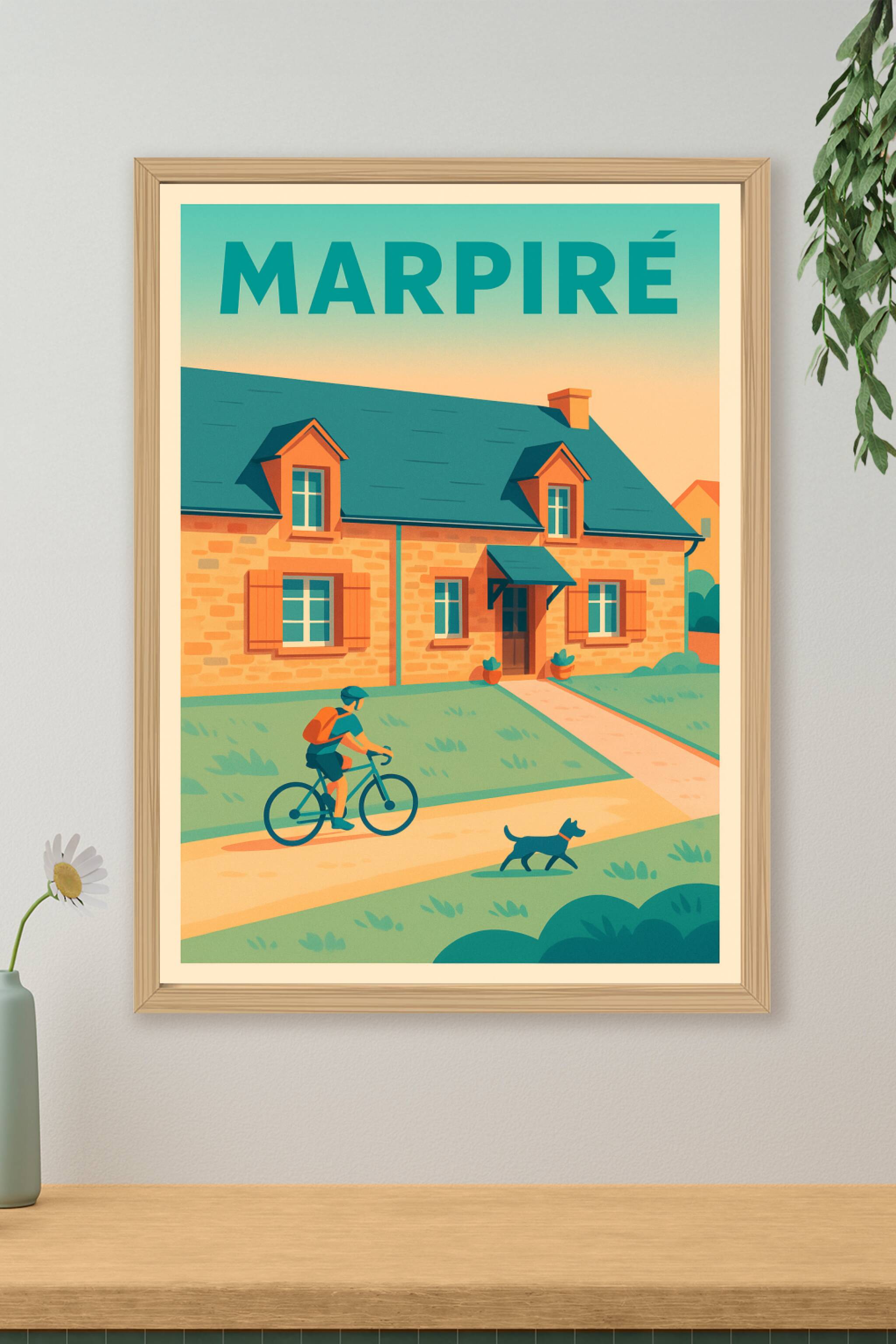 Affiche de Marpiré - Douceur de vie à la campagne