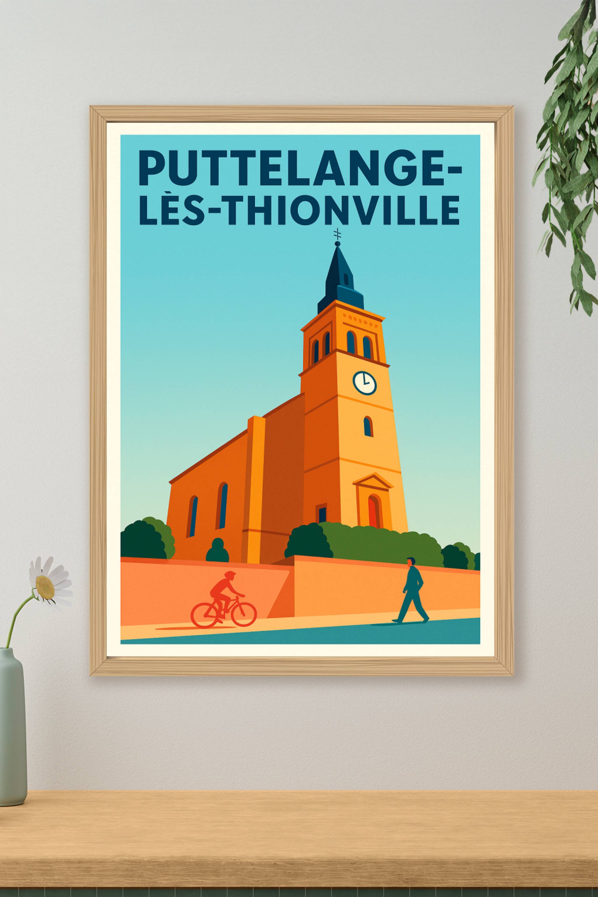 Affiche de Puttelange-lès-Thionville - Une invitation à la sérénité architecturale