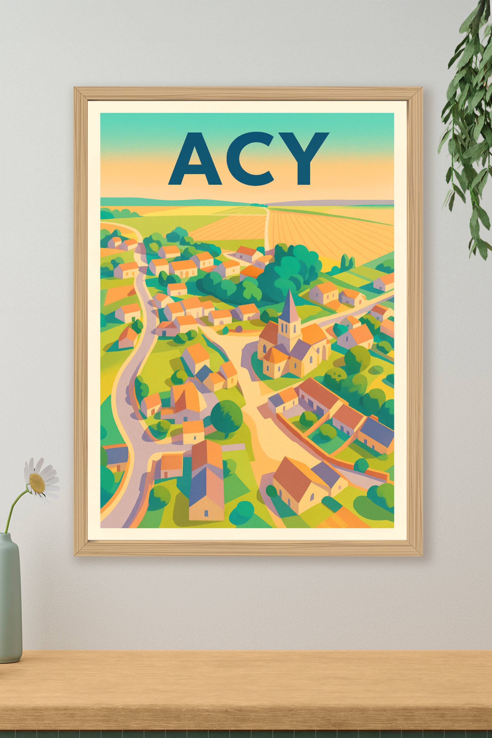Affiche de Acy - Charme bucolique au cœur de la campagne
