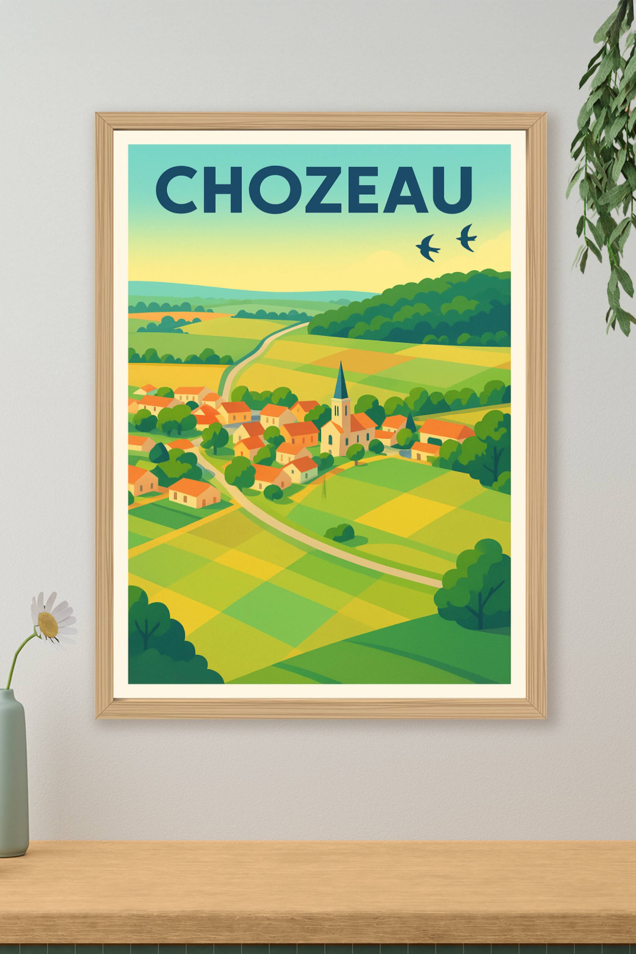Affiche de Chozeau - Charme bucolique au cœur de la nature