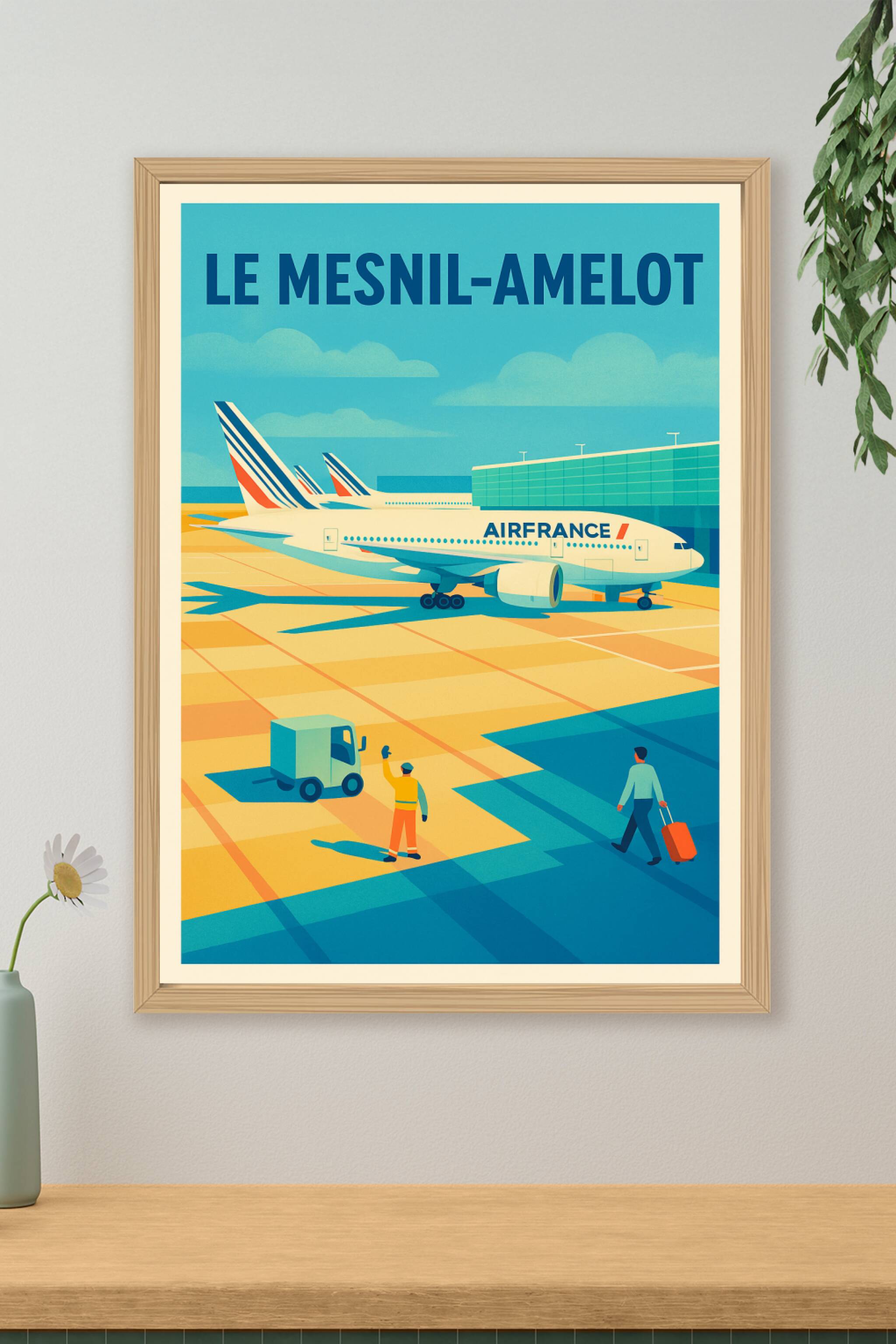 Affiche de Le Mesnil-Amelot - Porte d'entrée vers le ciel