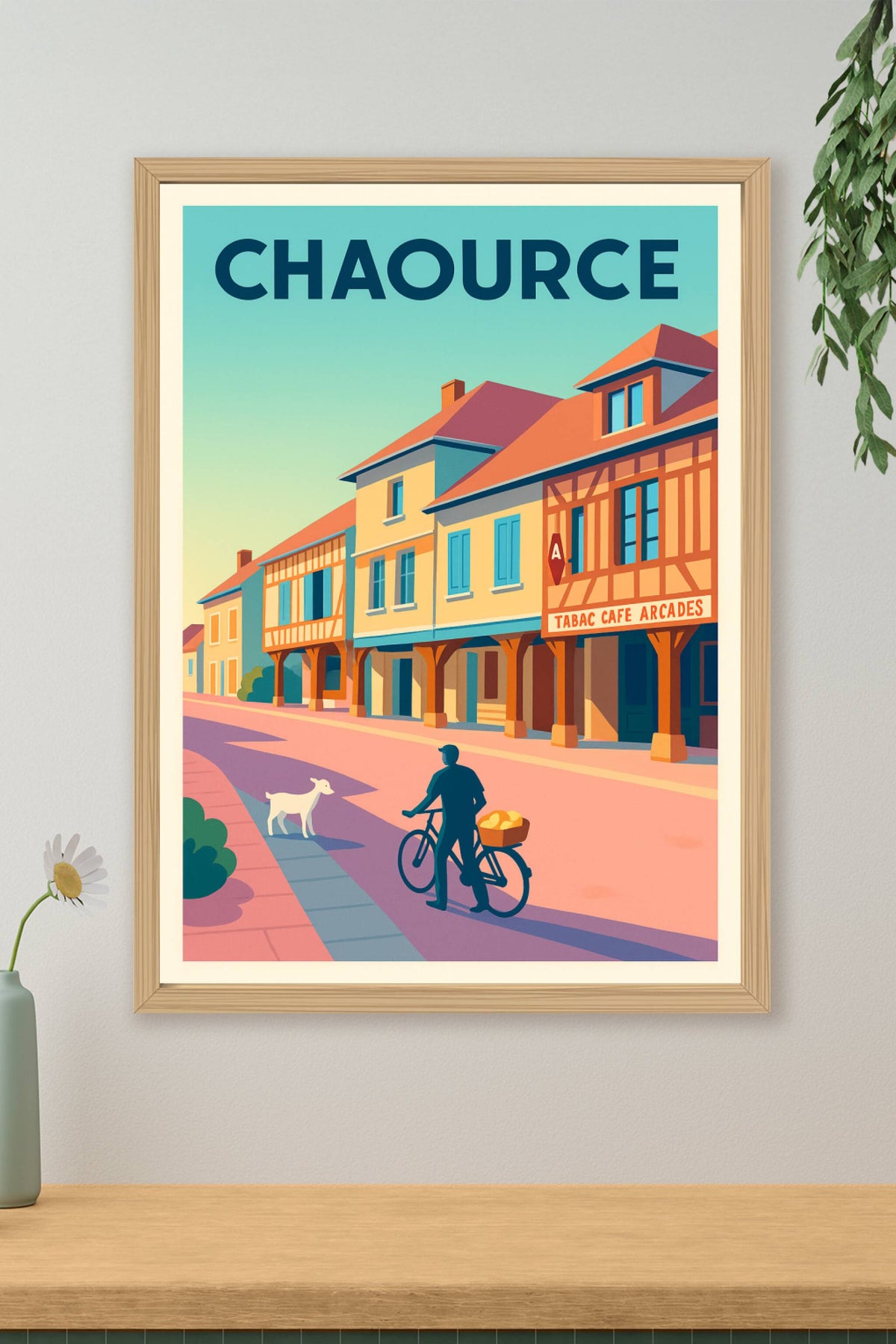 Affiche de Chaource - Charme et douceur de vie en Bourgogne