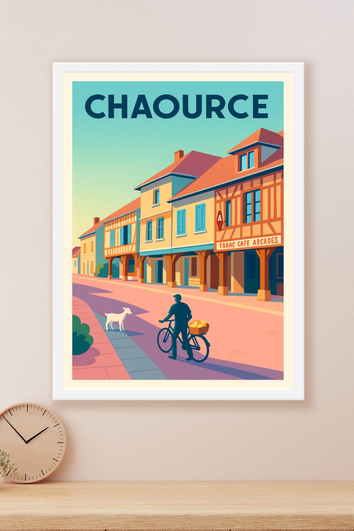 Affiche de Chaource - Charme et douceur de vie en Bourgogne