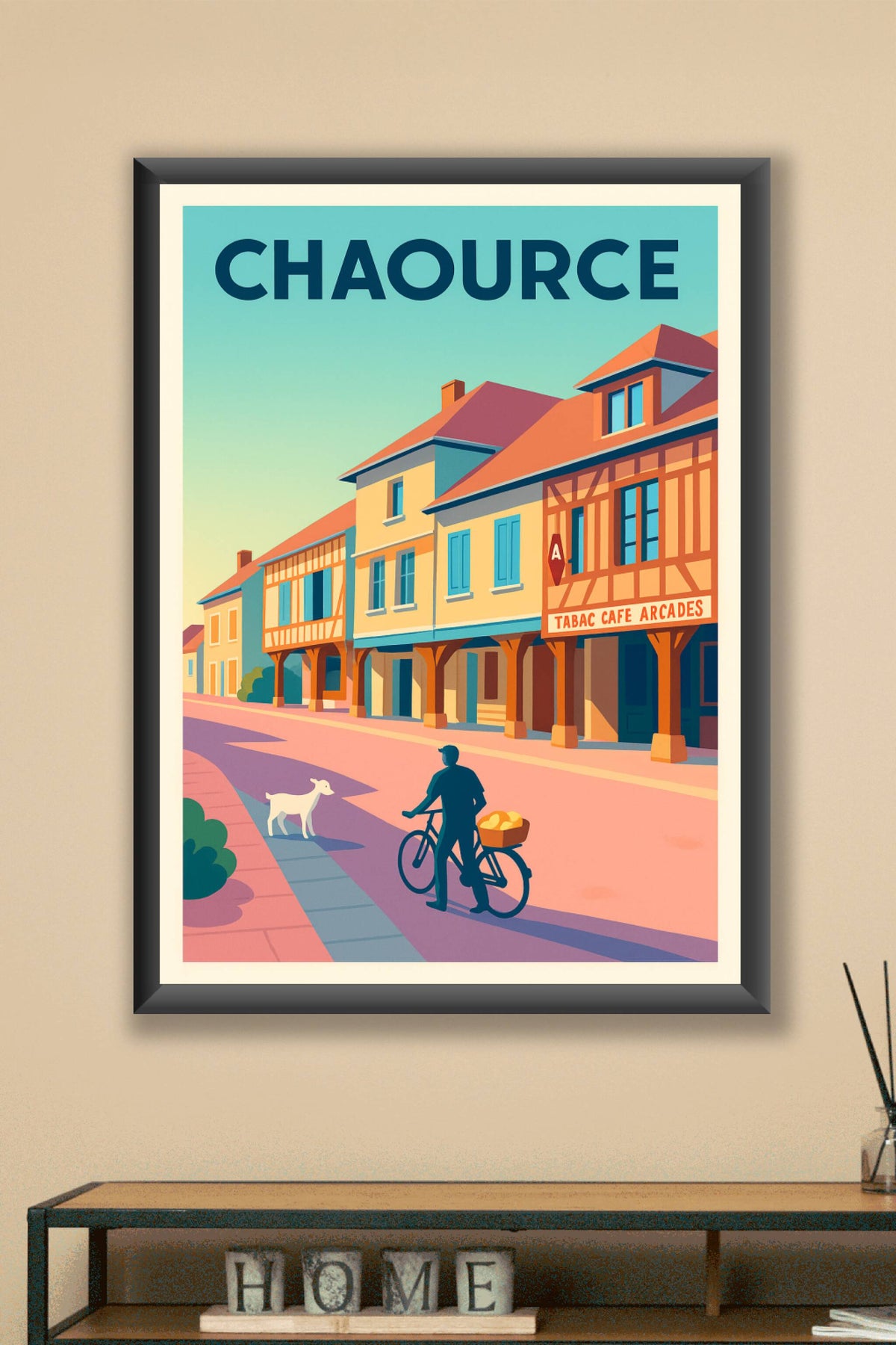Affiche de Chaource - Charme et douceur de vie en Bourgogne