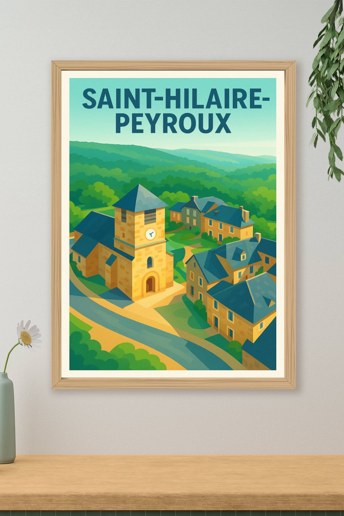 Affiche de Saint-Hilaire-Peyroux - Charme et sérénité au cœur de la nature