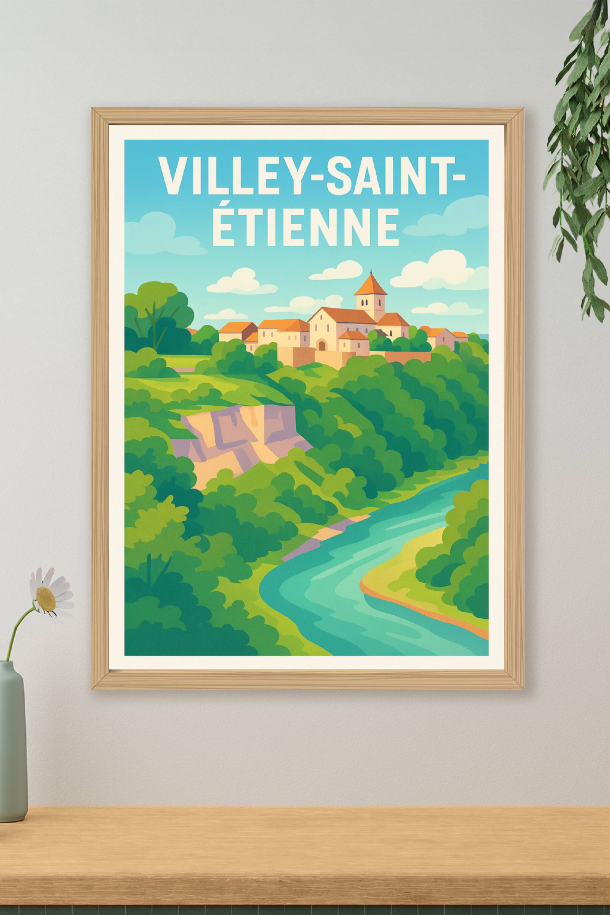 Affiche de Villey-Saint-Étienne - Charme bucolique et nature préservée