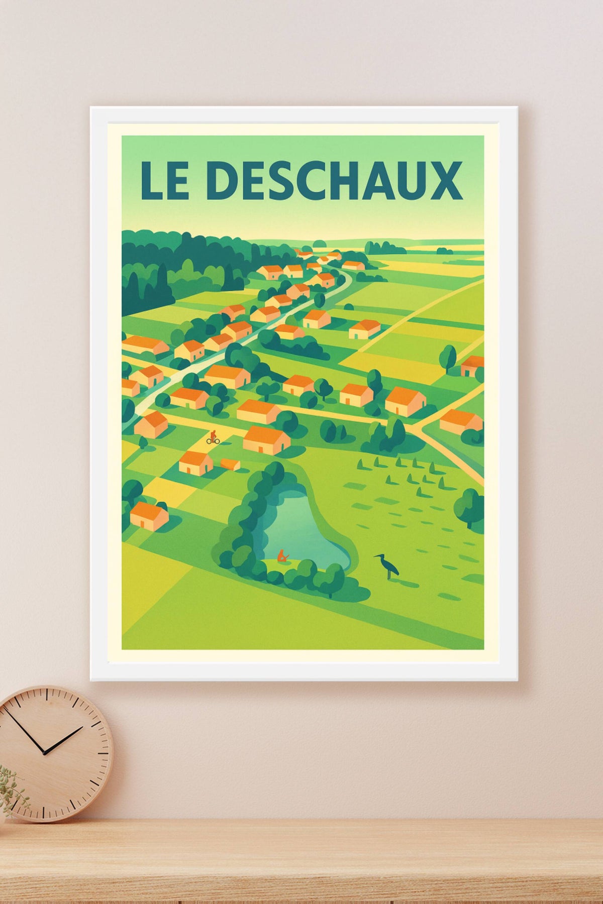 Affiche de Le Deschaux - Une vue bucolique et apaisante