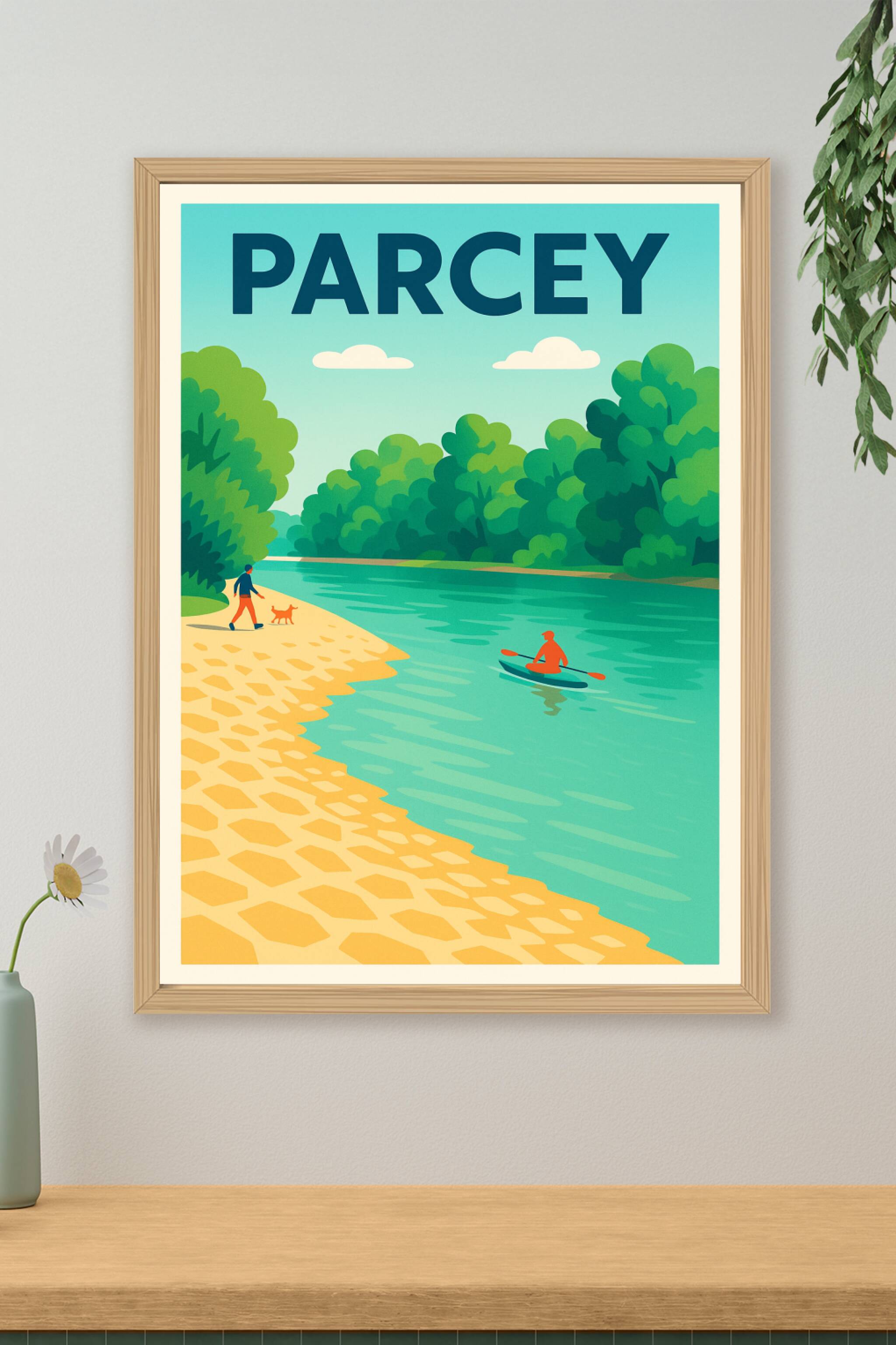 Affiche de Parcey - Évasion au bord de l'eau