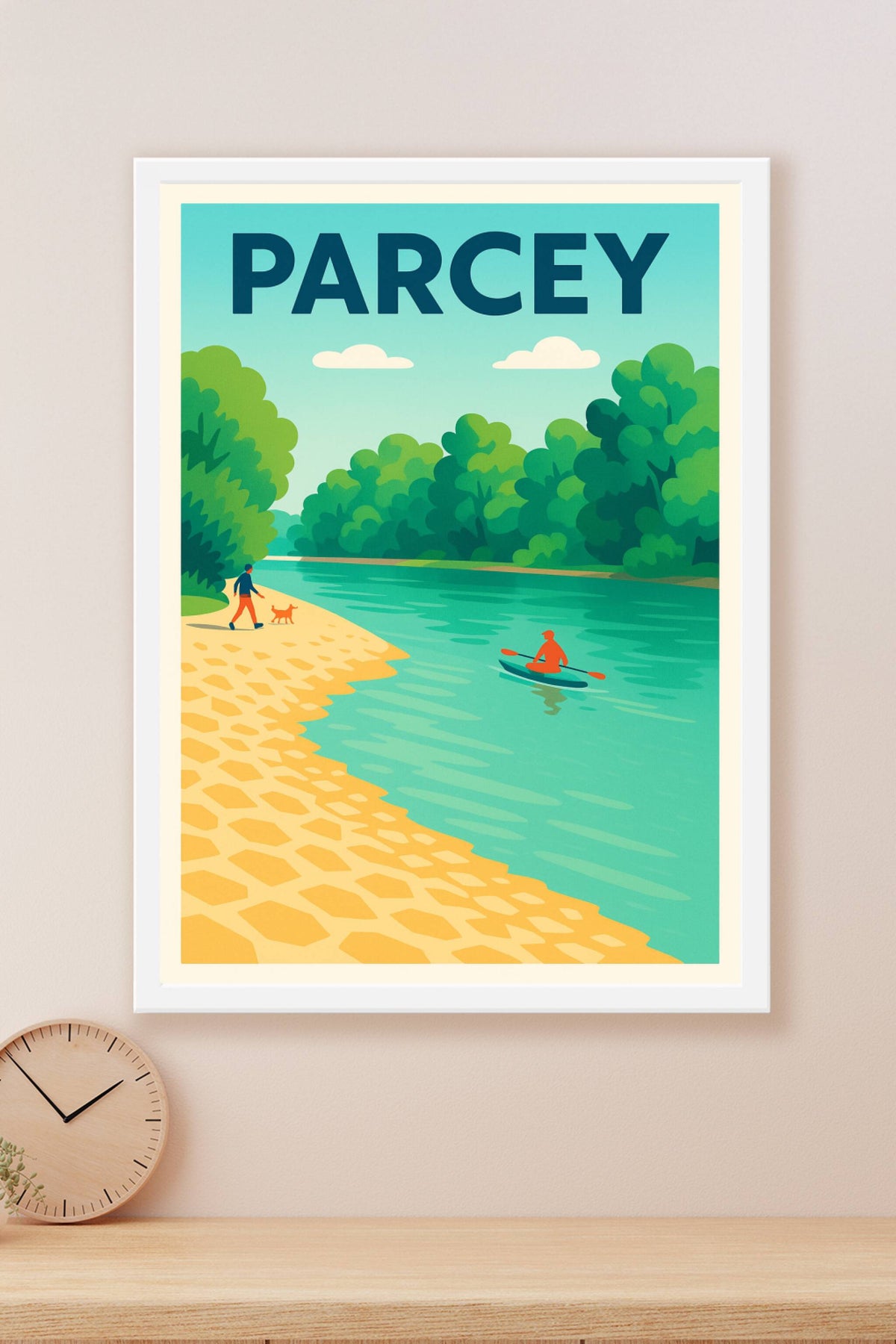 Affiche de Parcey - Évasion au bord de l'eau