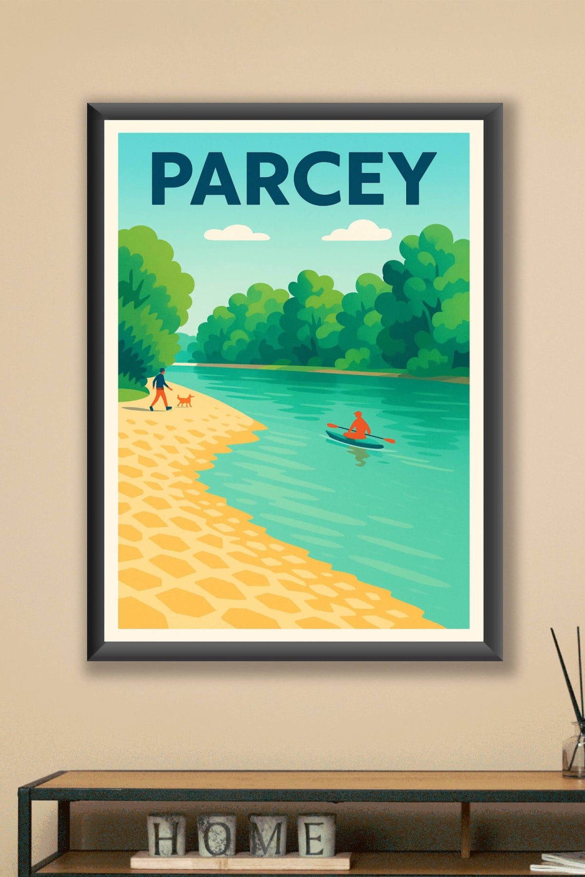 Affiche de Parcey - Évasion au bord de l'eau