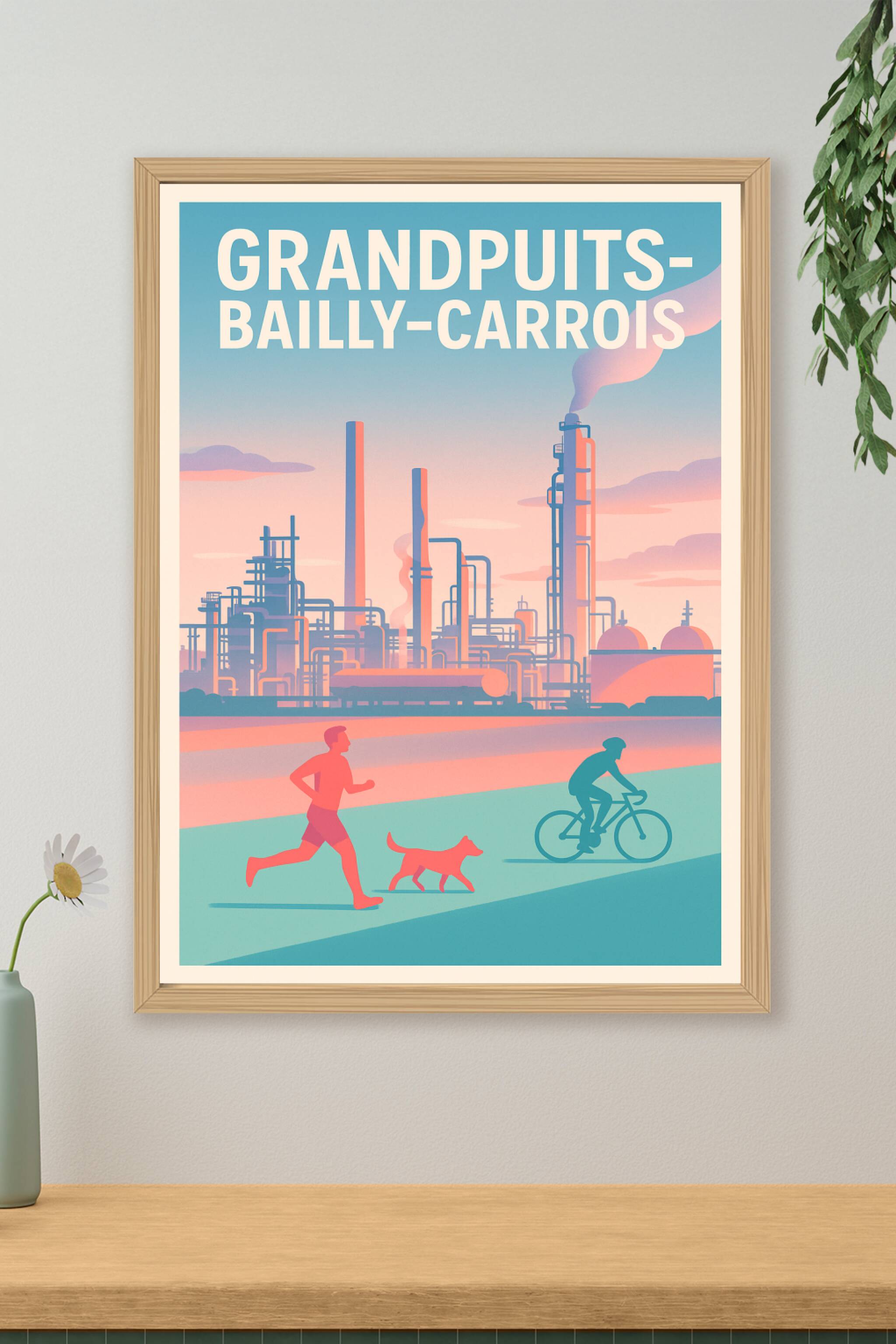 Affiche de Grandpuits-Bailly-Carrois - L'énergie industrielle au quotidien