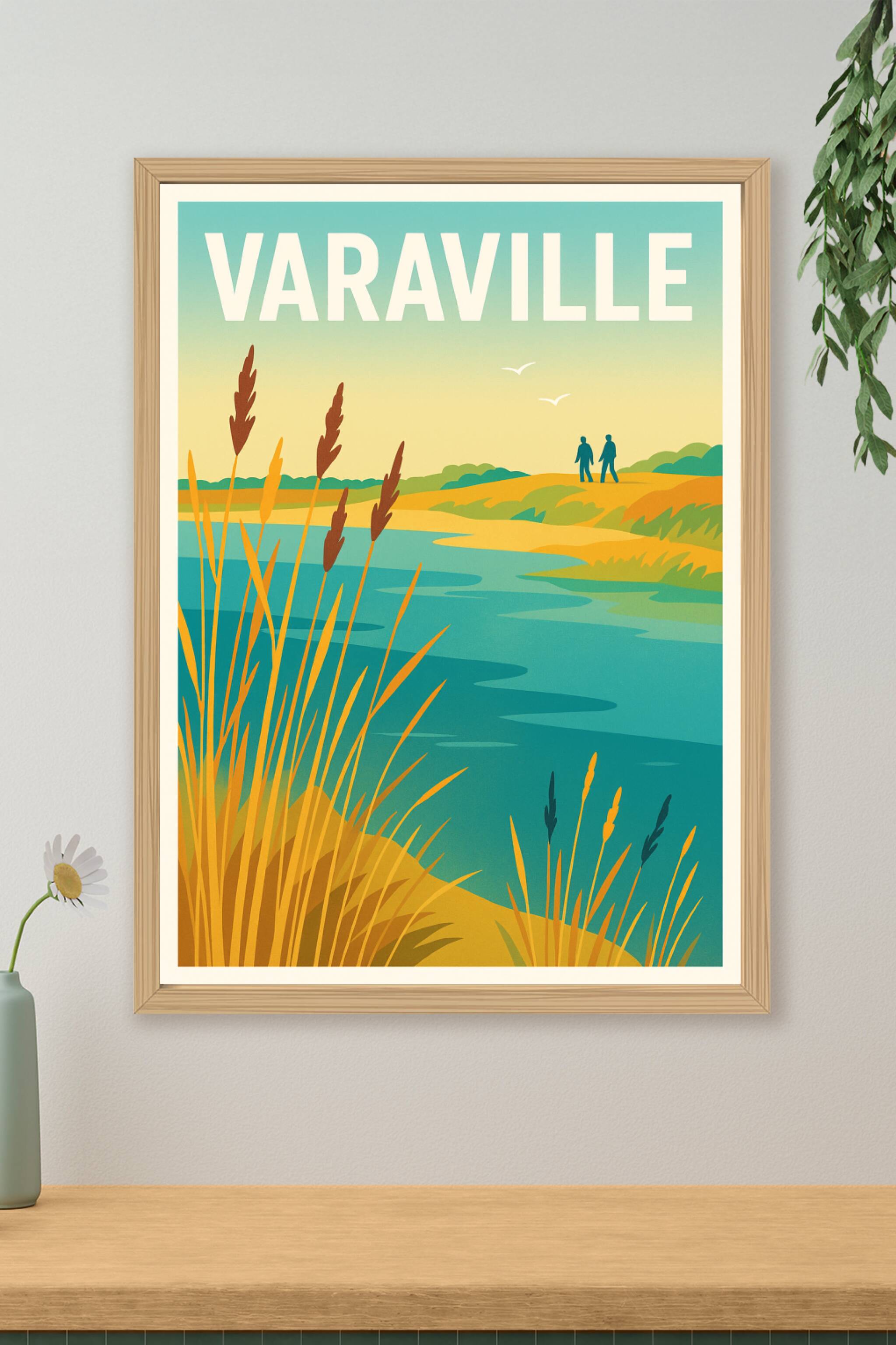 Affiche de Varaville - Évasion naturelle au bord de l'eau