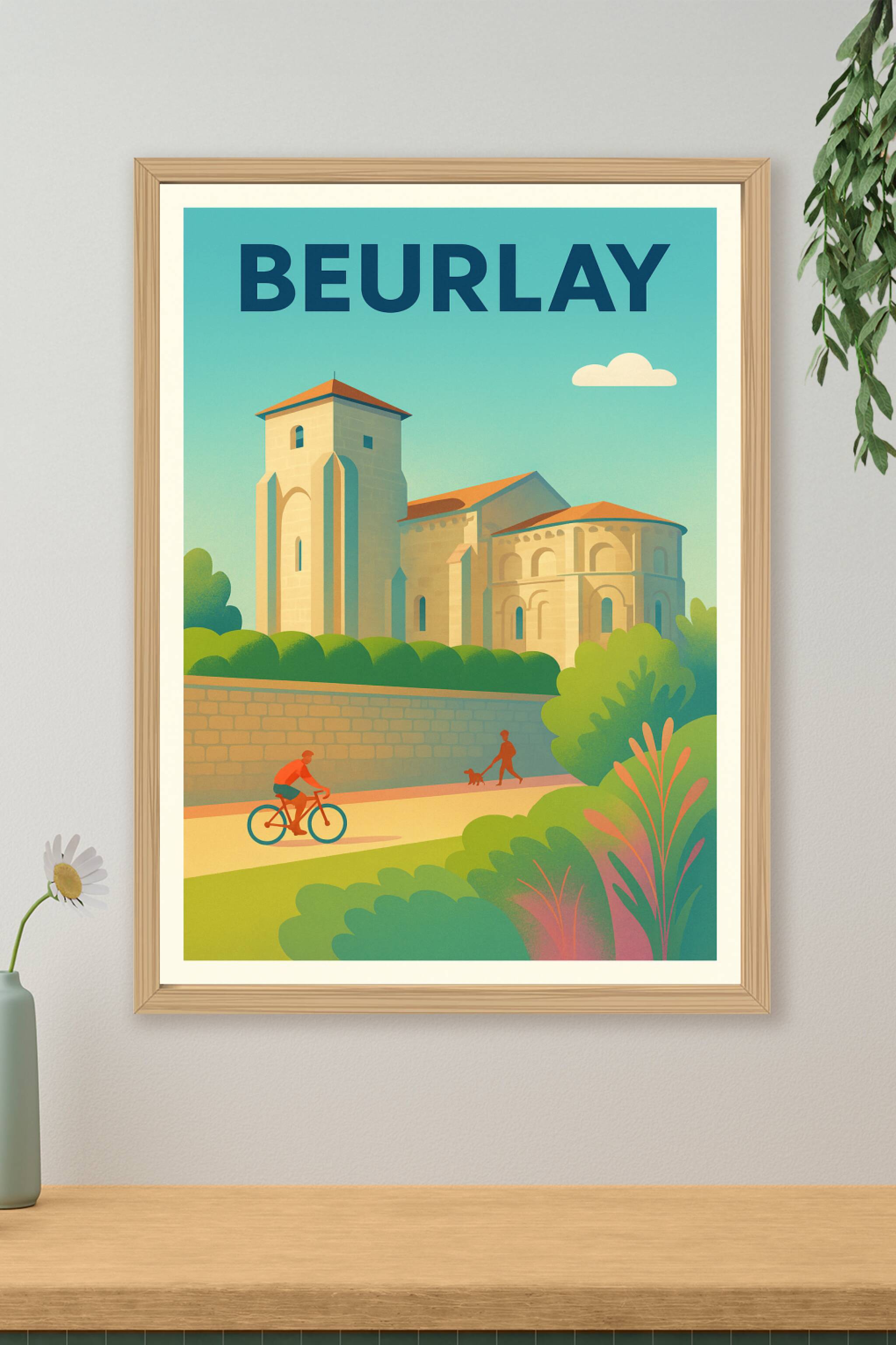 Affiche de Beurlay - Charme et Sérénité en Saintonge