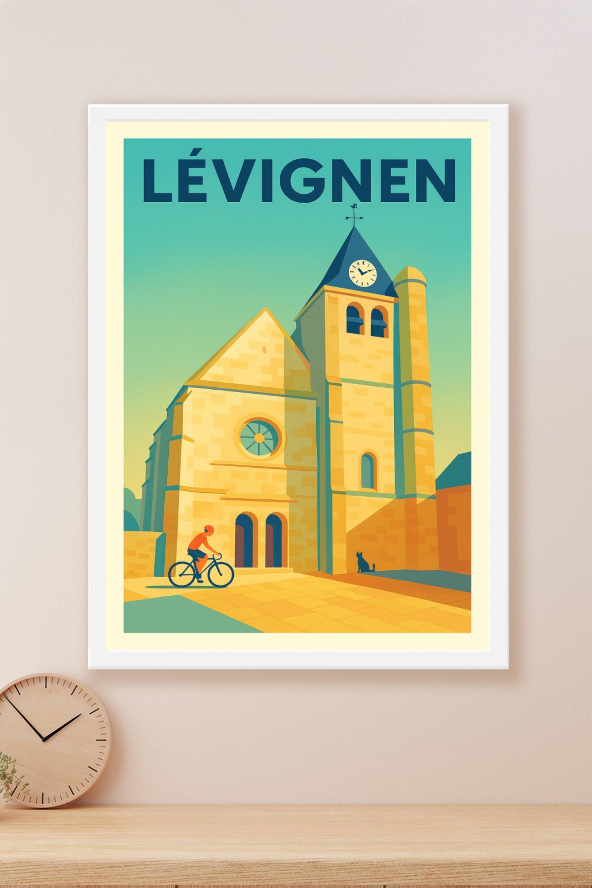 Affiche de Lévignen - Charme intemporel et douceur de vivre