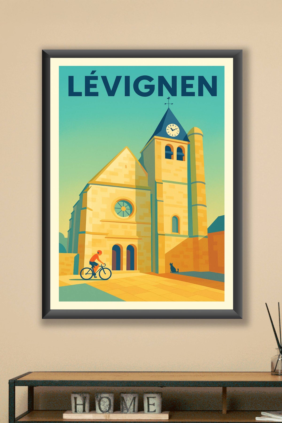 Affiche de Lévignen - Charme intemporel et douceur de vivre