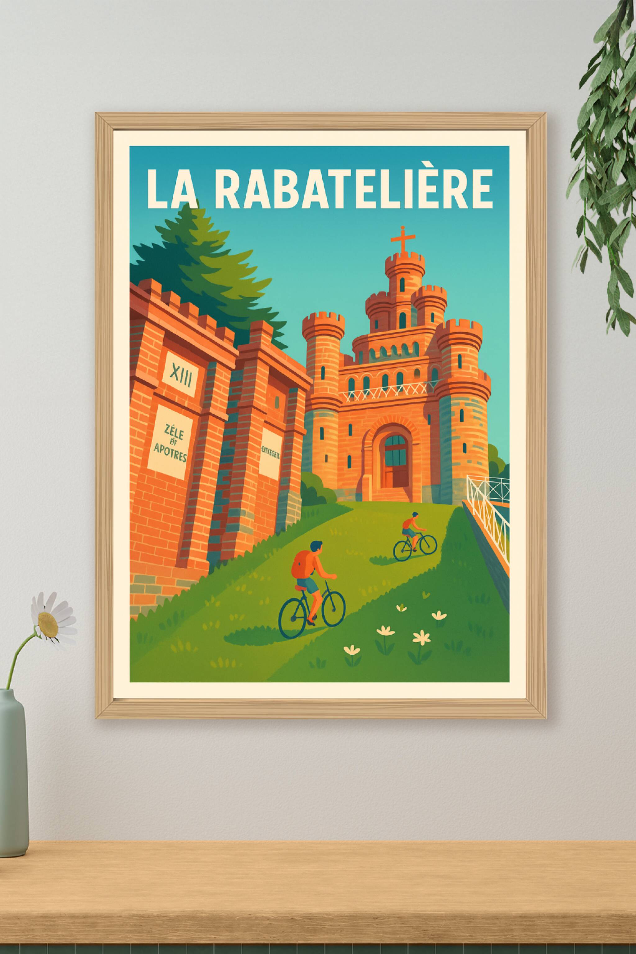 Affiche de La Rabatelière - Balade au château ensoleillé