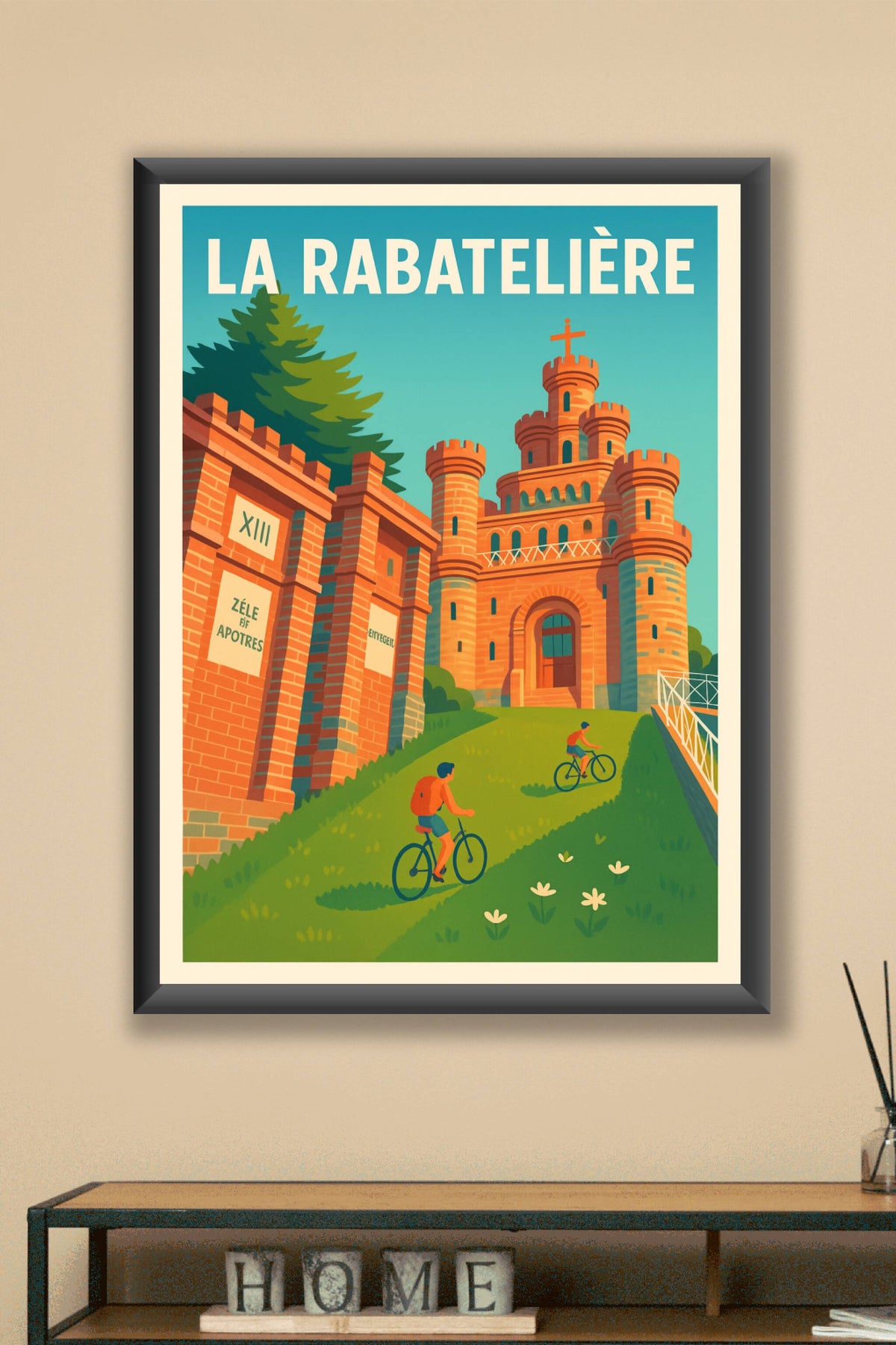 Affiche de La Rabatelière - Balade au château ensoleillé