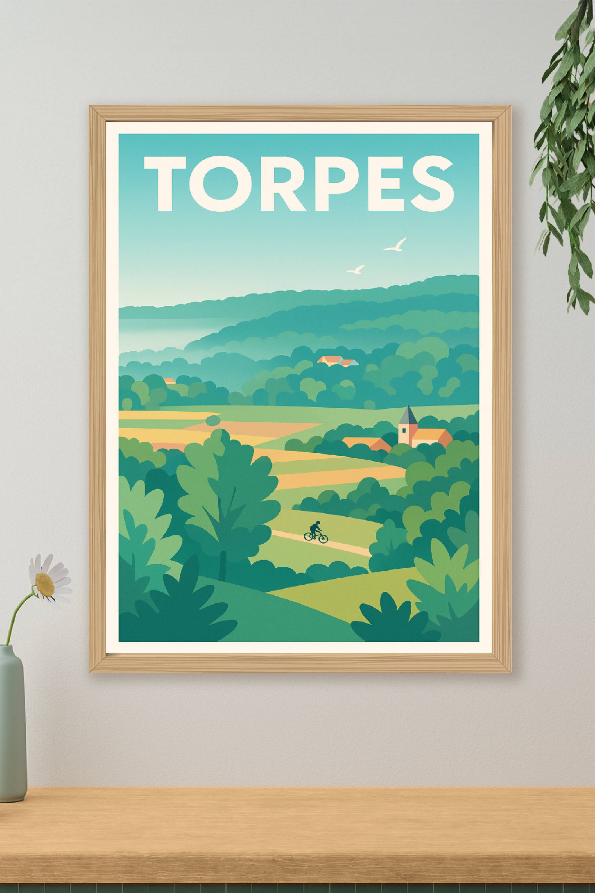 Affiche de Torpes - Évasion nature au cœur de la campagne