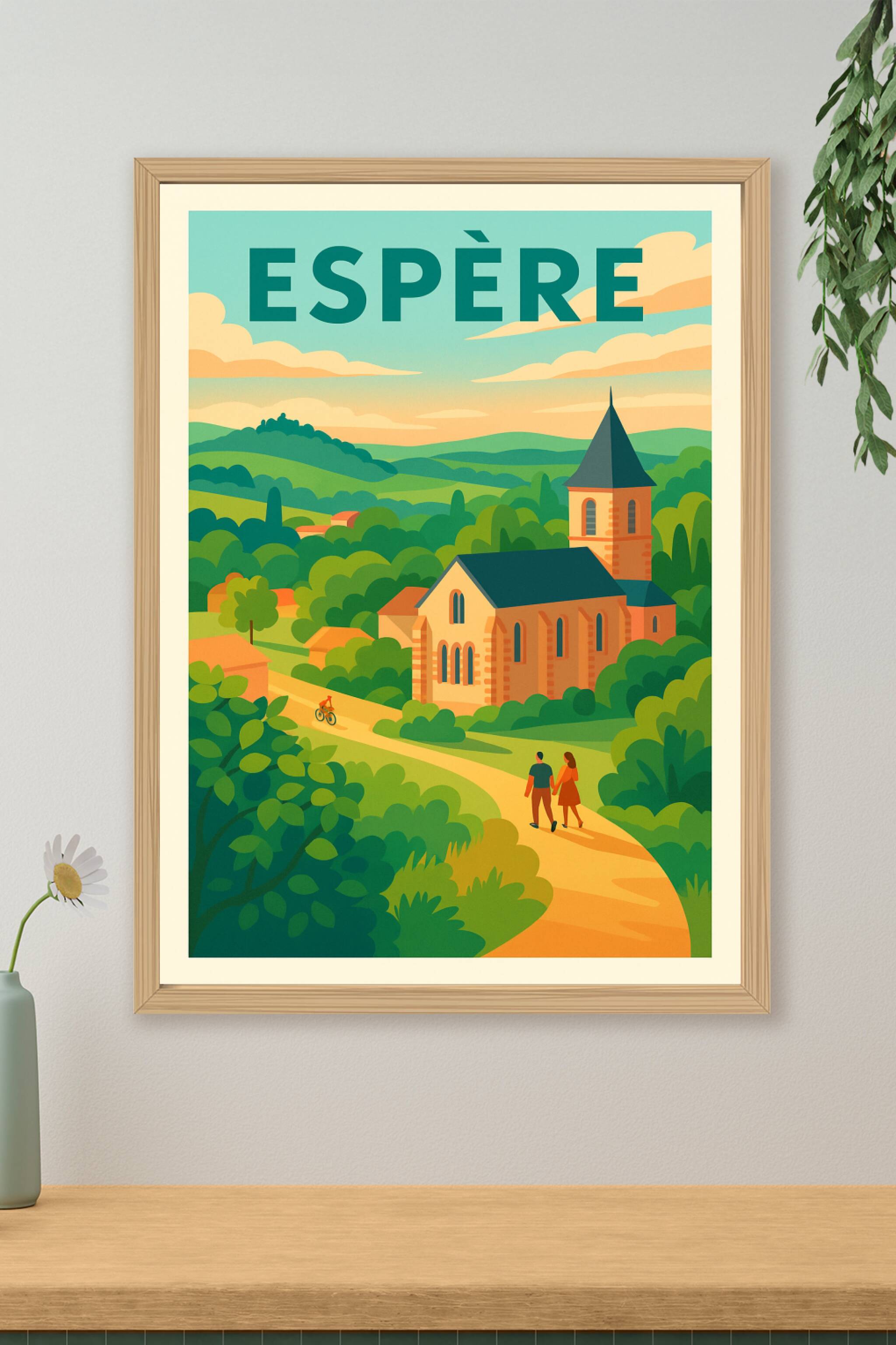 Affiche de Espère - Charme bucolique au cœur de la campagne