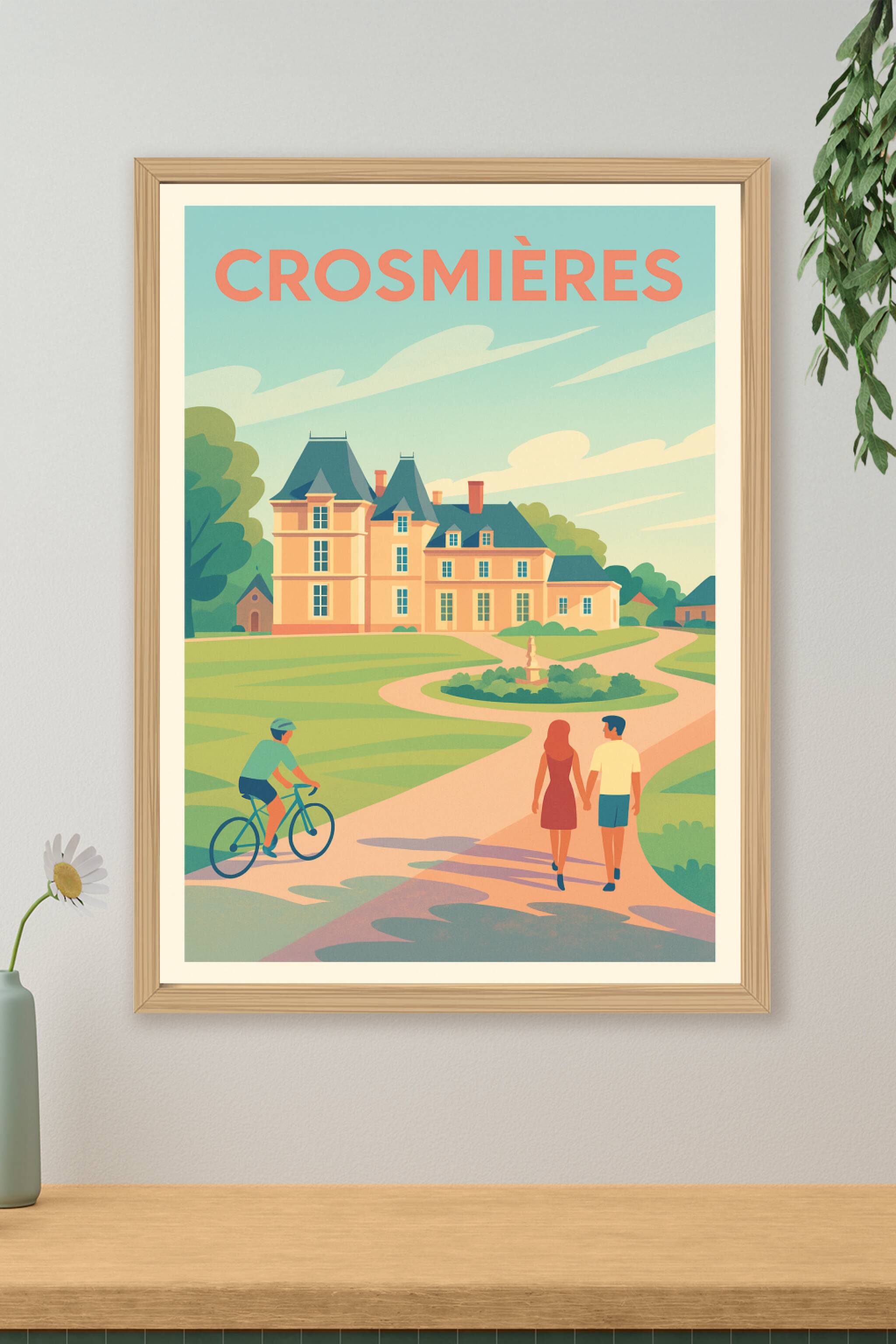 Affiche de Crosmières - Charme et sérénité au cœur du Pays de la Loire