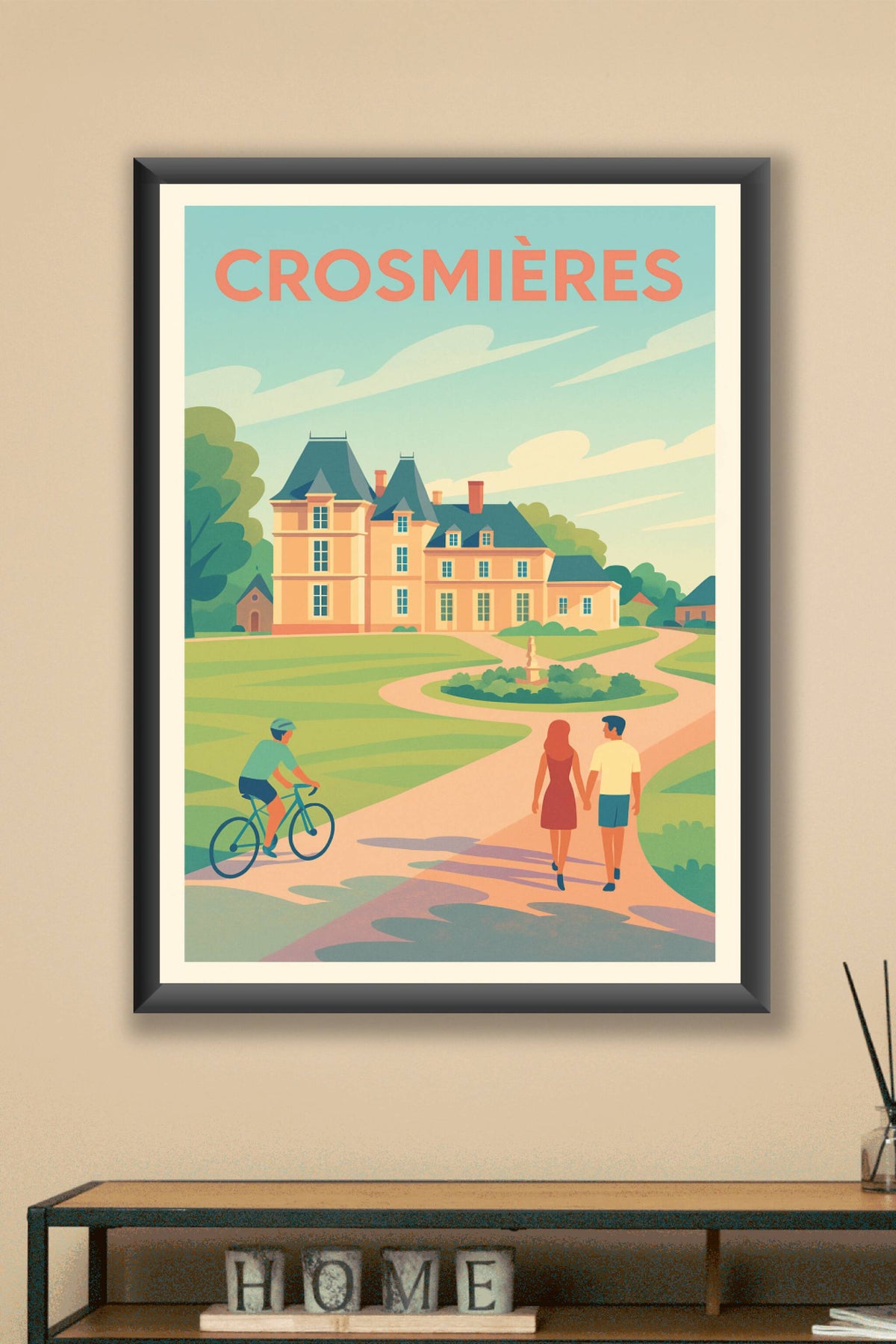 Affiche de Crosmières - Charme et sérénité au cœur du Pays de la Loire