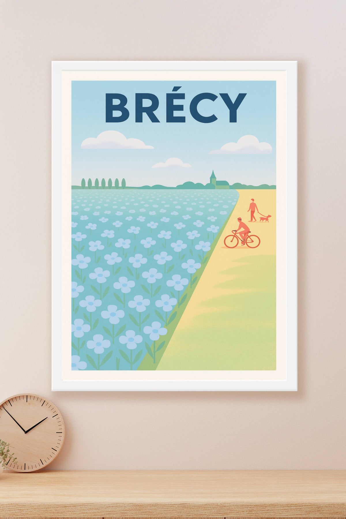Affiche de Brécy - Douceur champêtre et balade bucolique