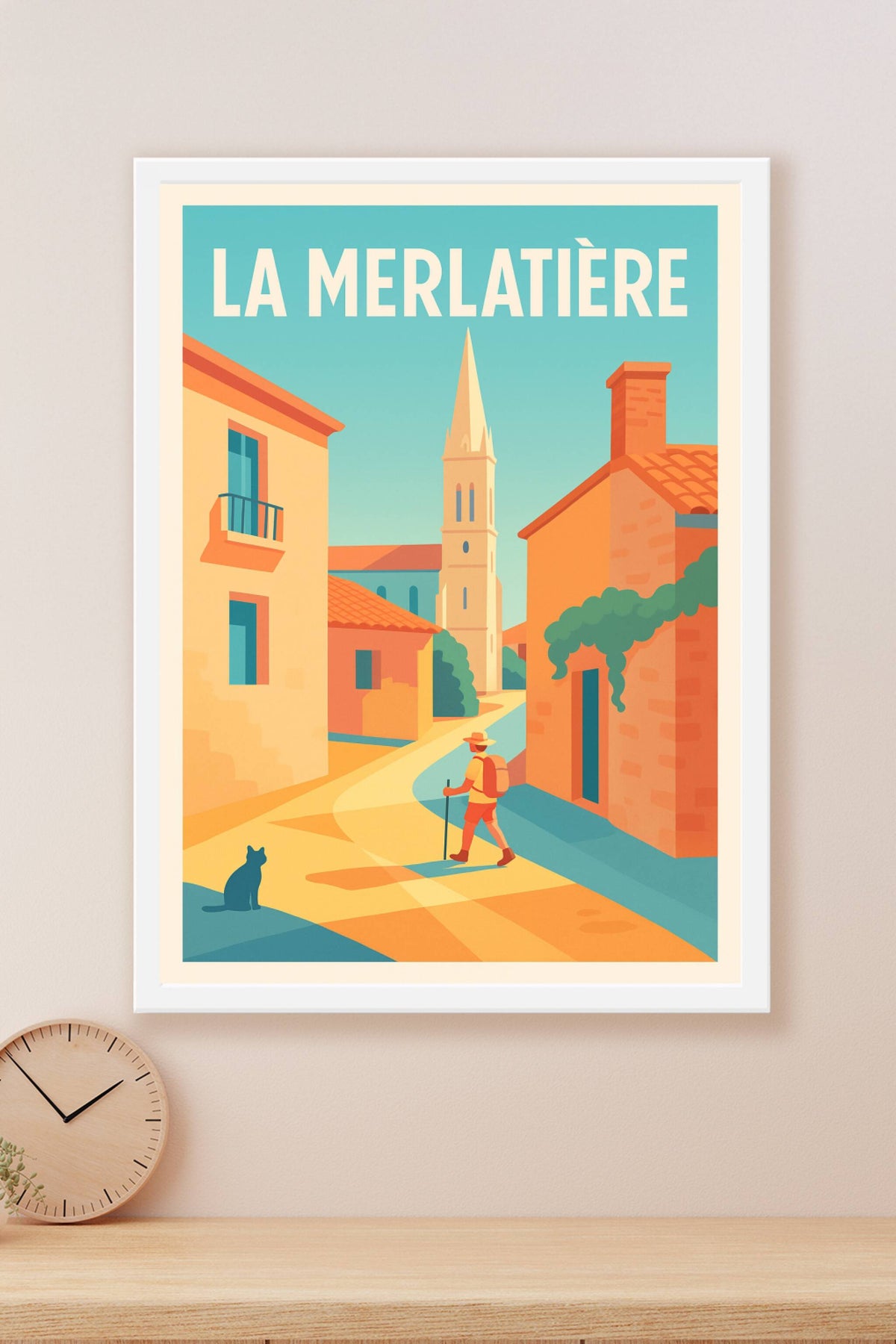 Affiche de La Merlatière - Flânerie au cœur du village ensoleillé