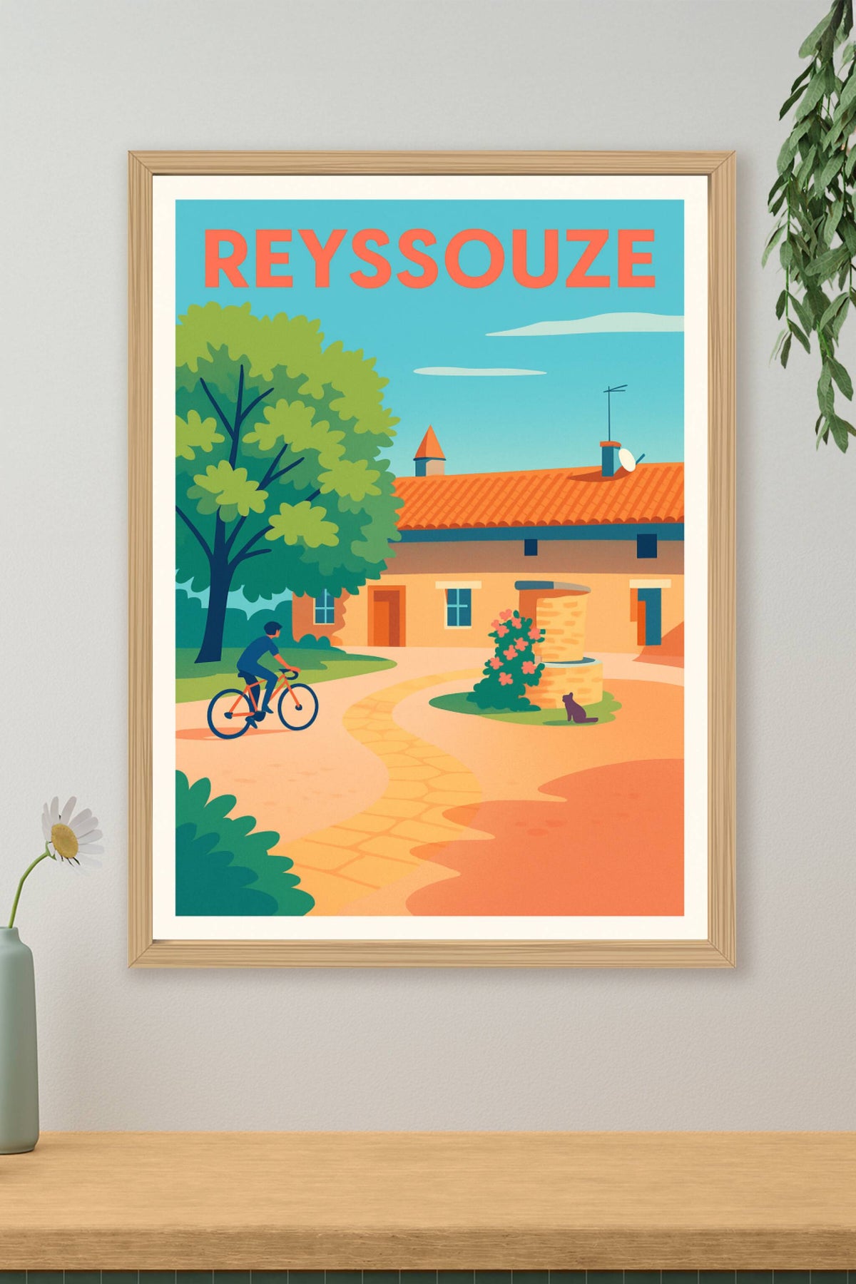 Affiche de Reyssouze - Charme authentique et douceur de vie
