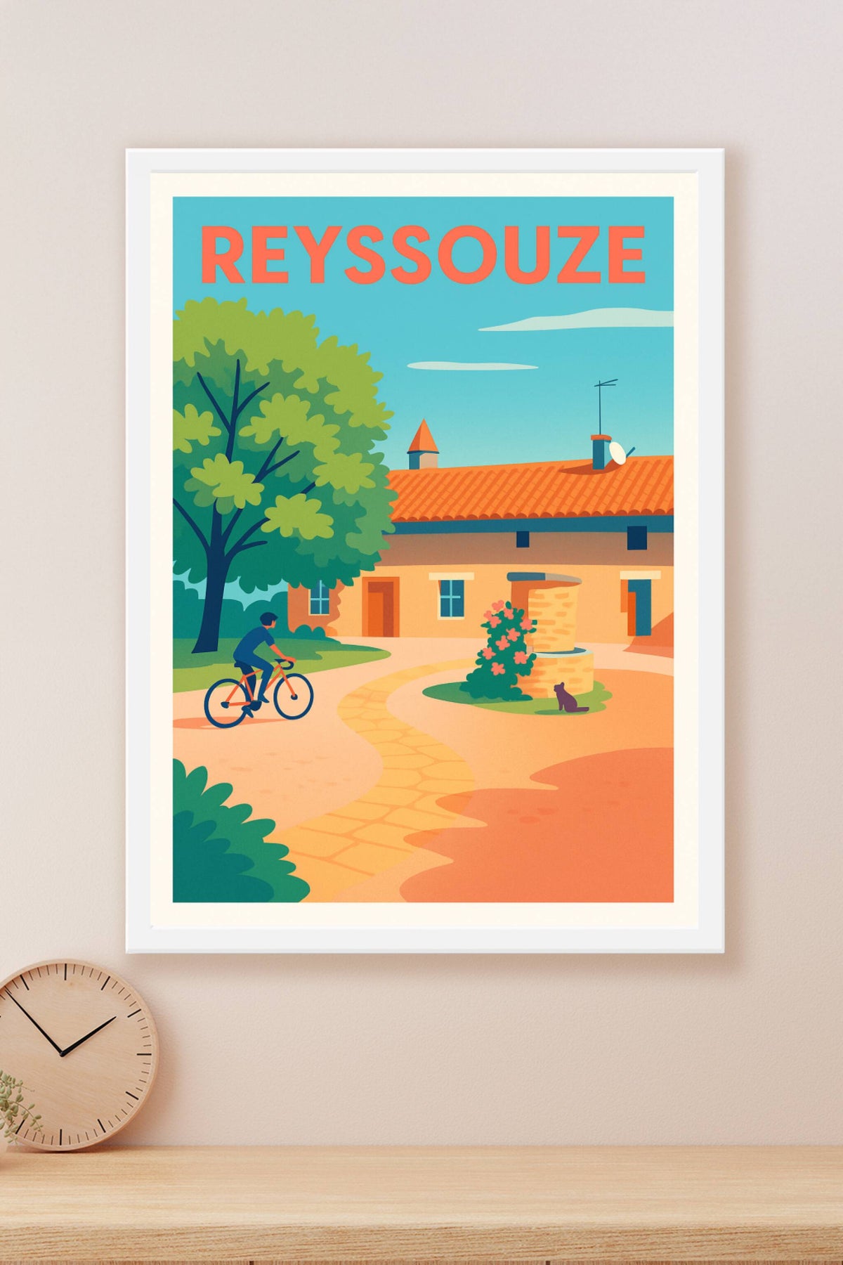 Affiche de Reyssouze - Charme authentique et douceur de vie
