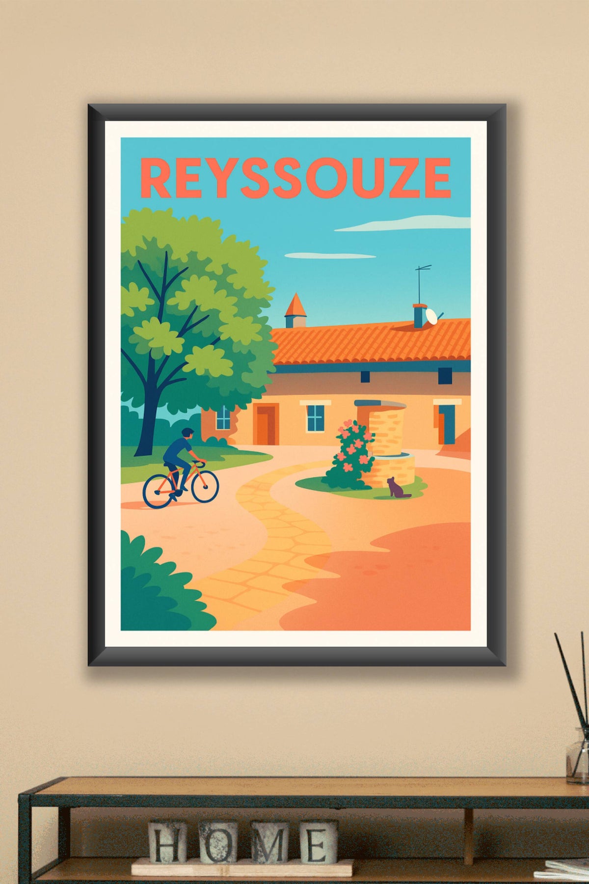 Affiche de Reyssouze - Charme authentique et douceur de vie