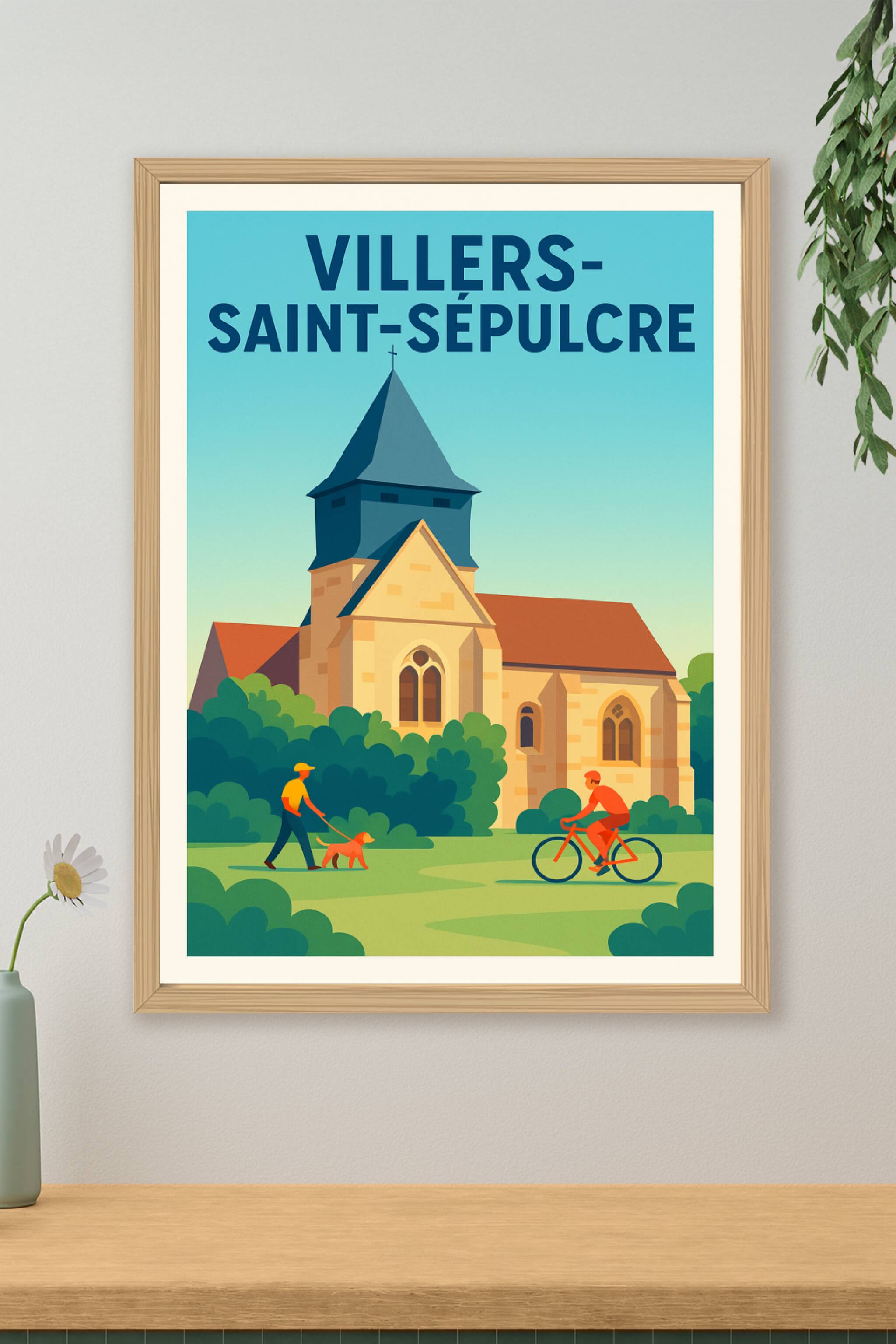 Affiche de Villers-Saint-Sépulcre - Charme paisible et patrimoine local